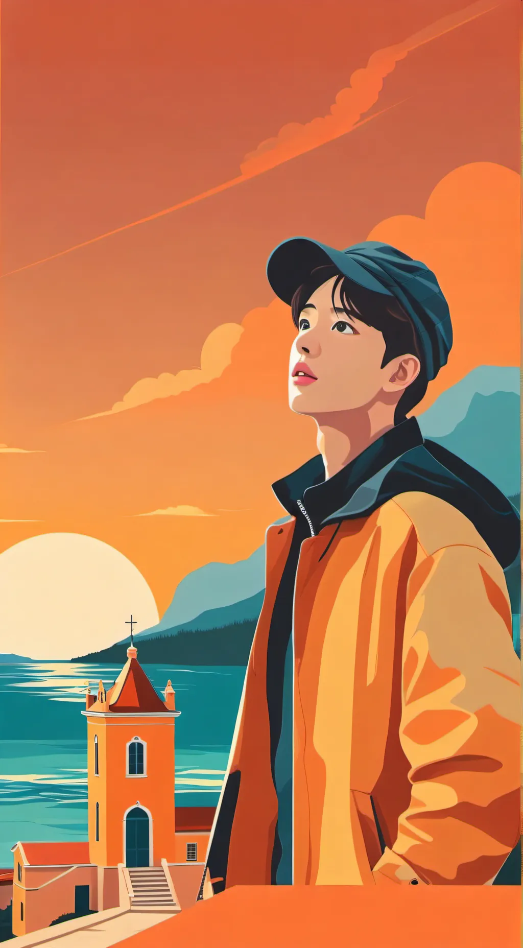 ai character: KIM SEOKJIN background
