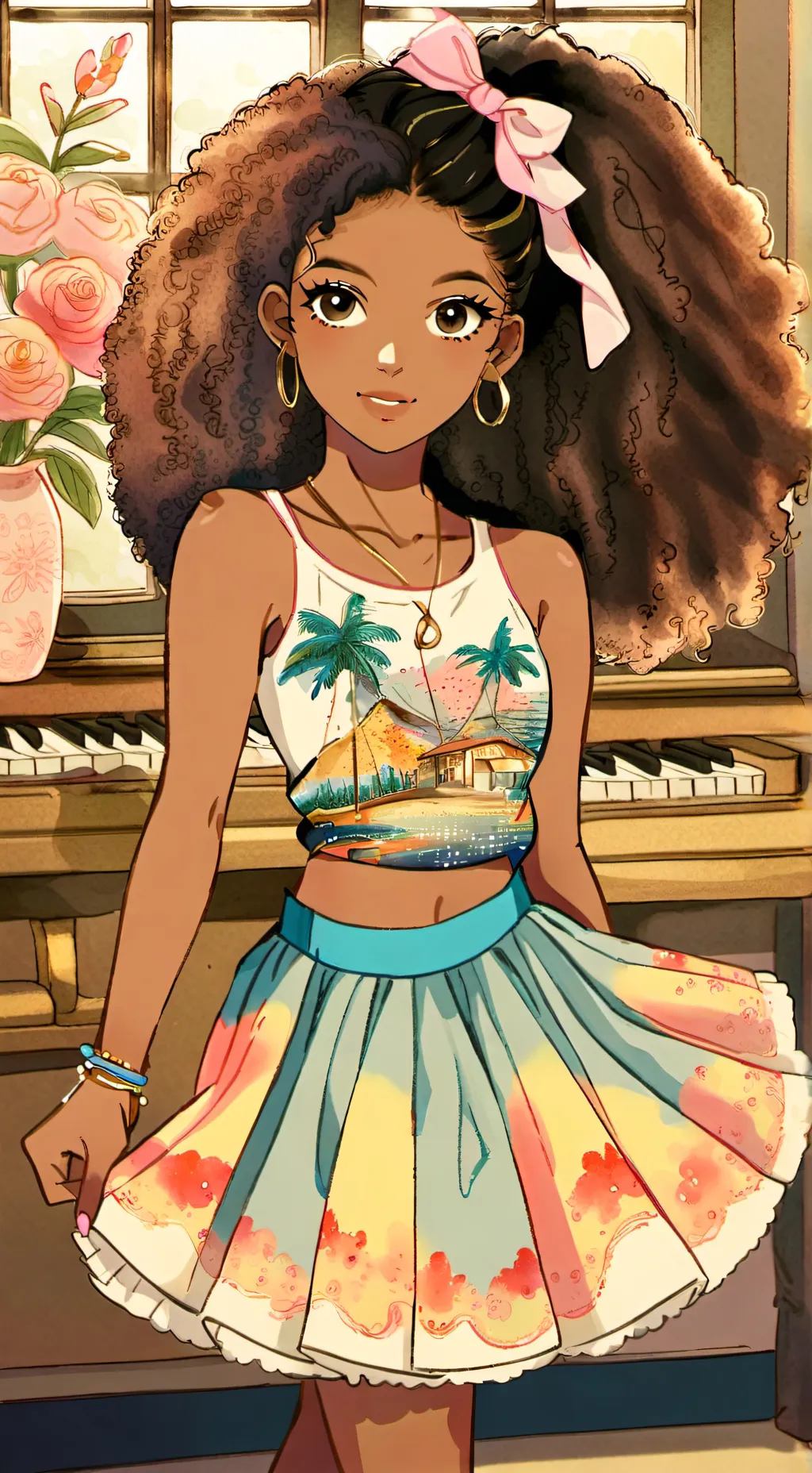 ai character: Emmery Allison background