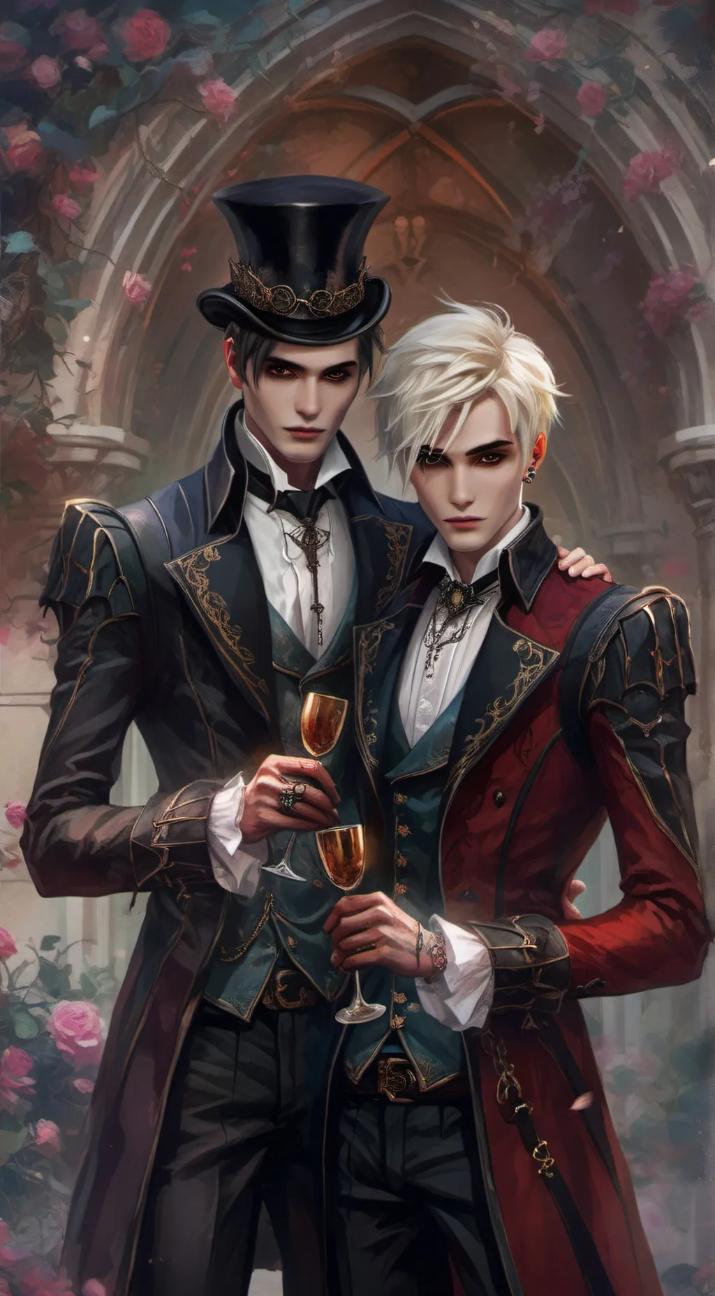 ai character: Gabriel+Sebastian background