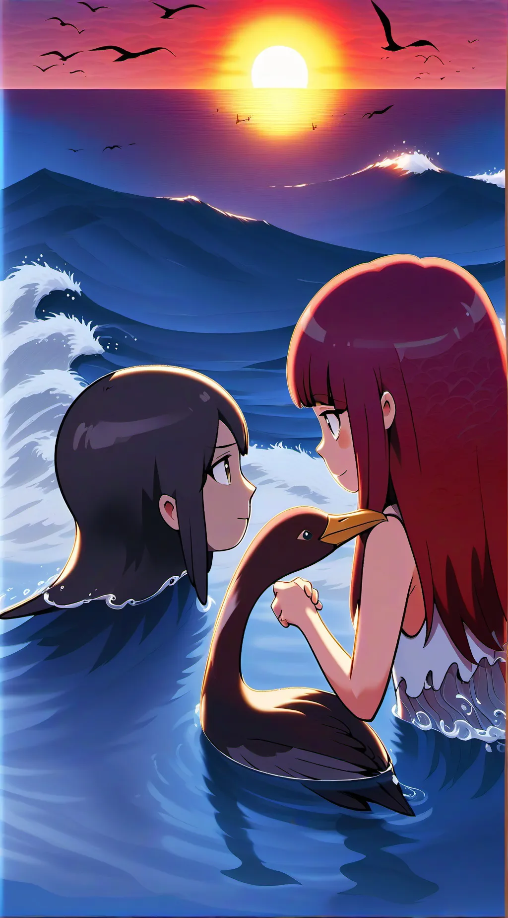 ai character: The best friend  background