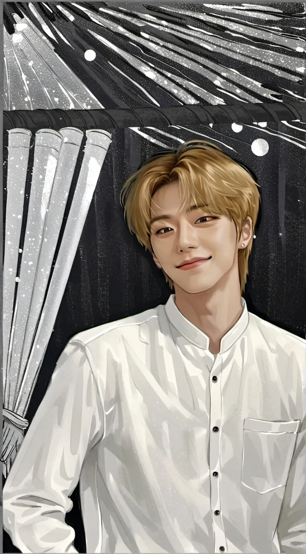 ai character: Jeongin  background