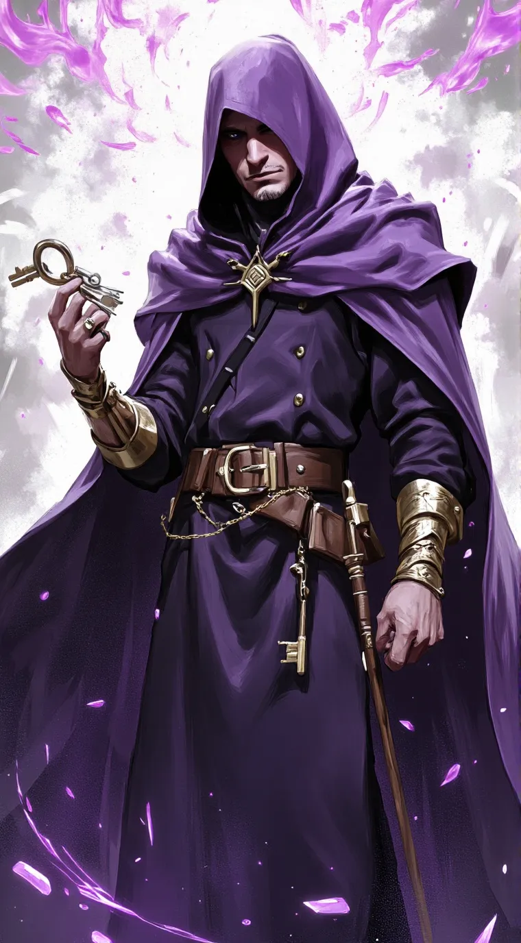 ai character: Le Geôlier  background