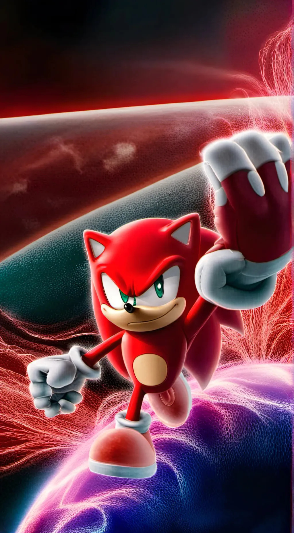 ai character: Knuckles background