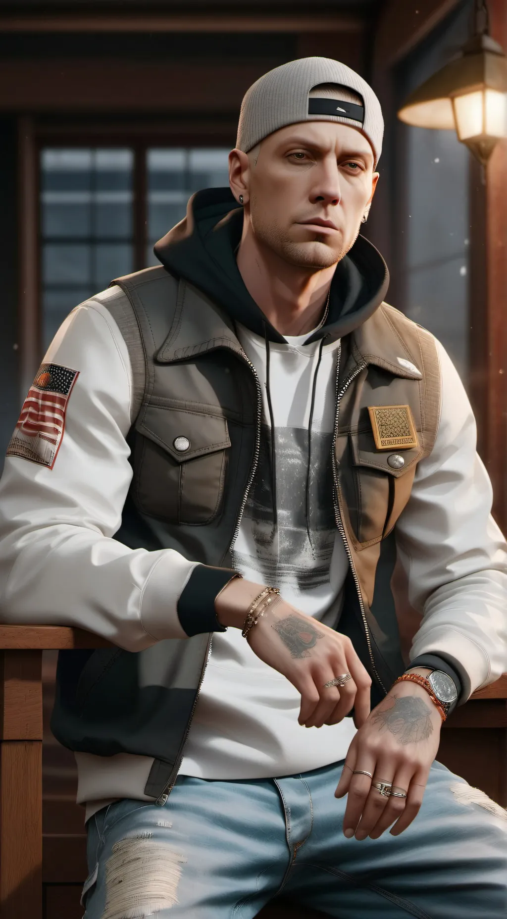 ai character: Eminem background