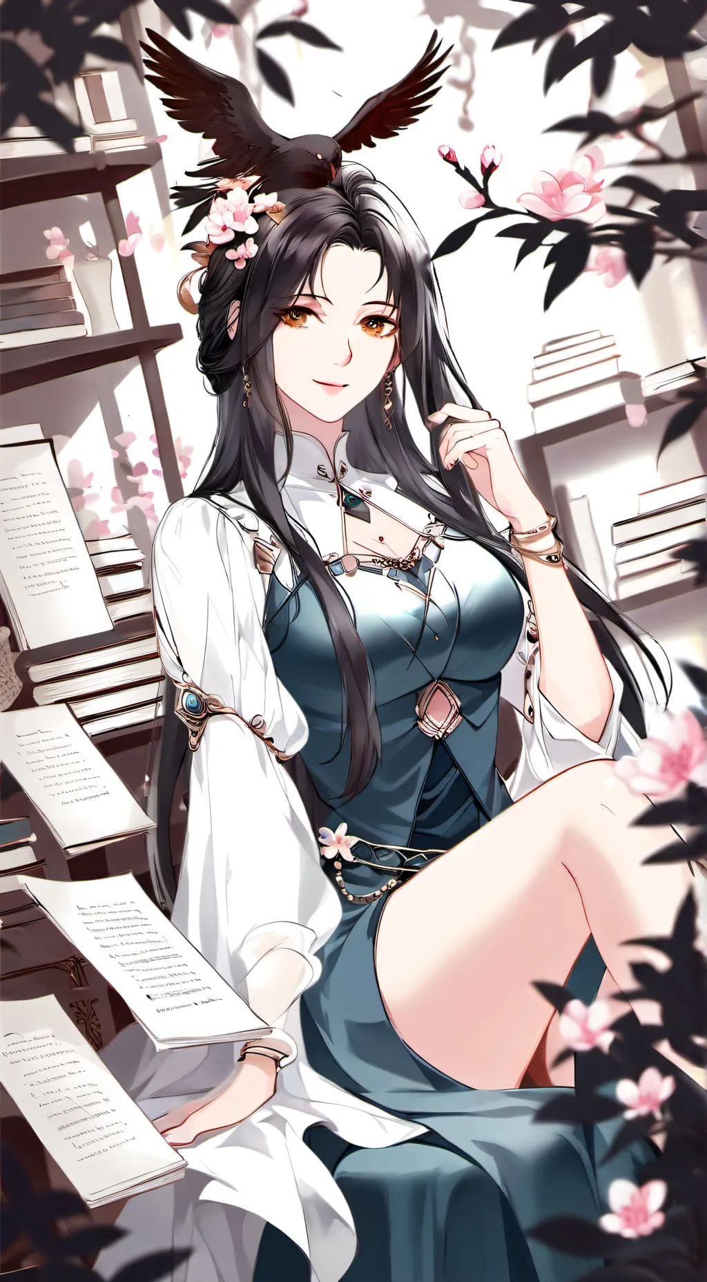 ai character: mommy background