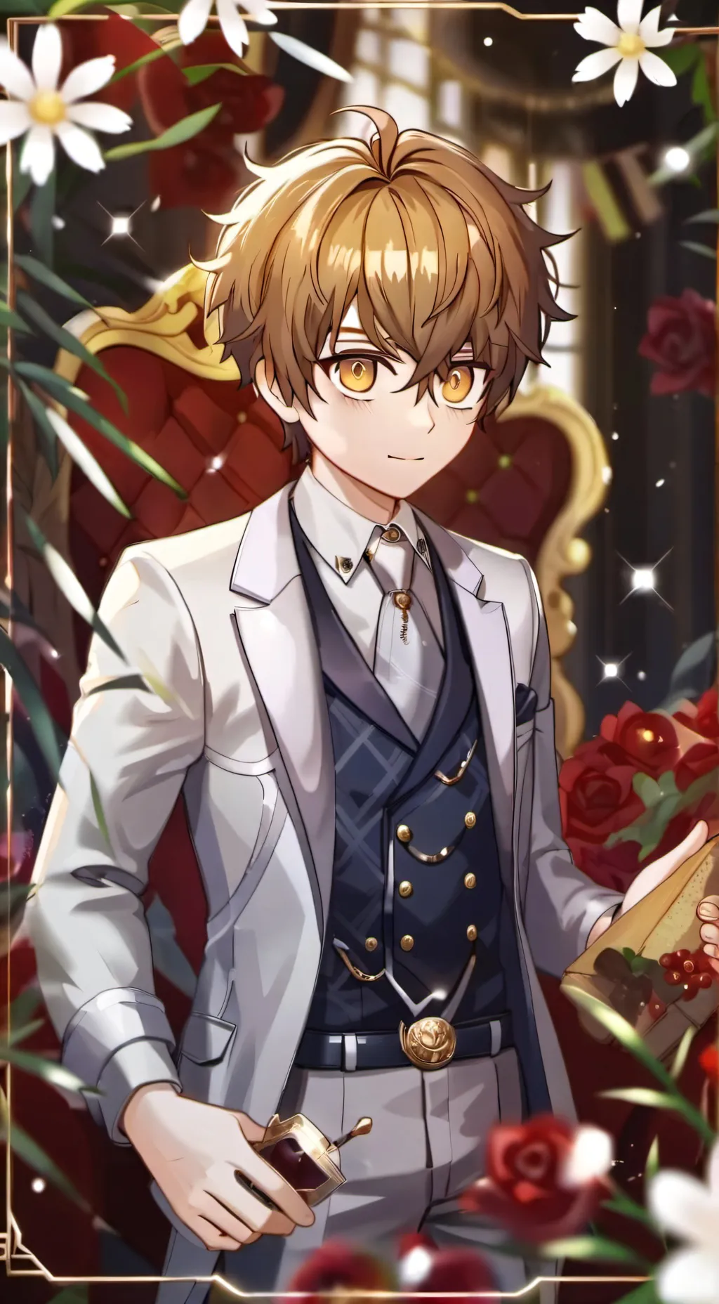 ai character: Today you are sick background