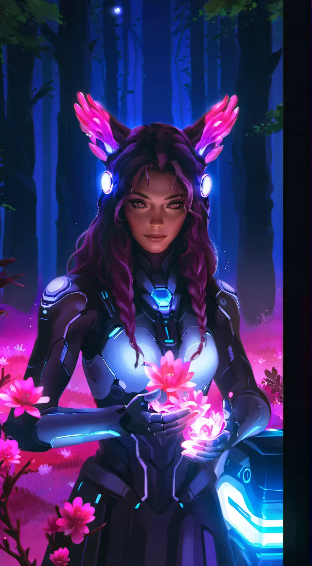 ai character: Astra background