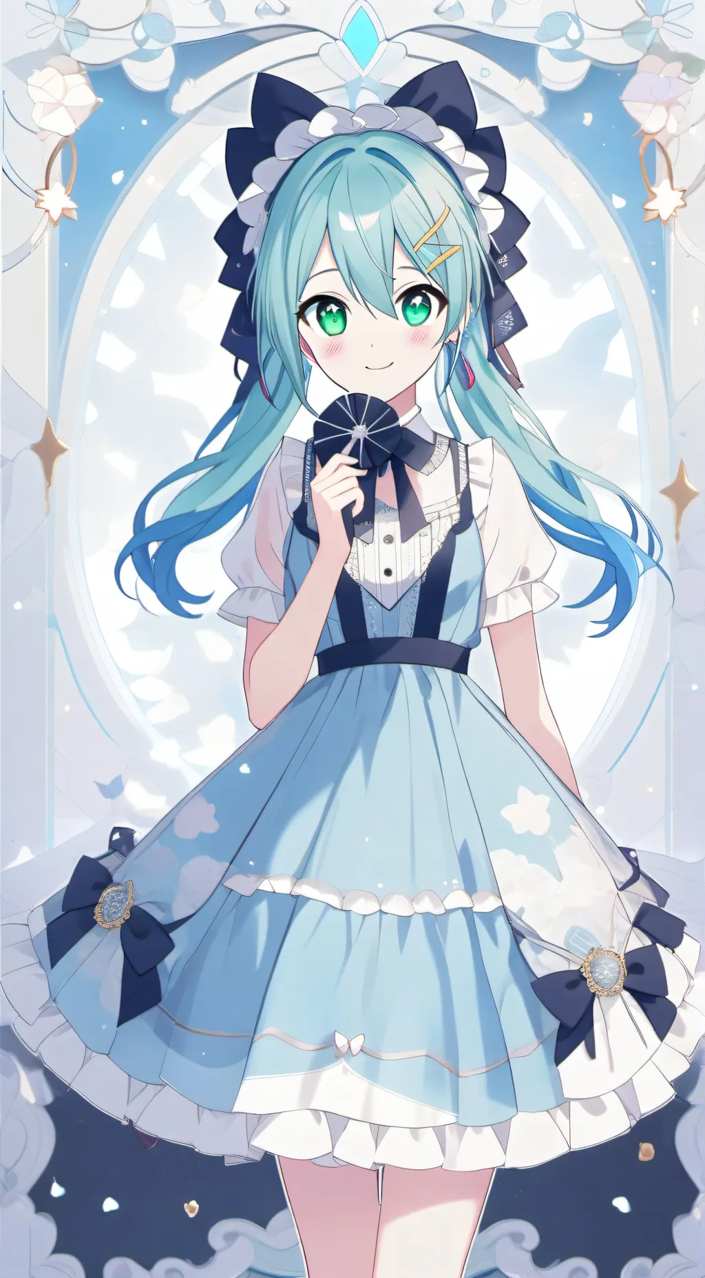 ai character: miku background