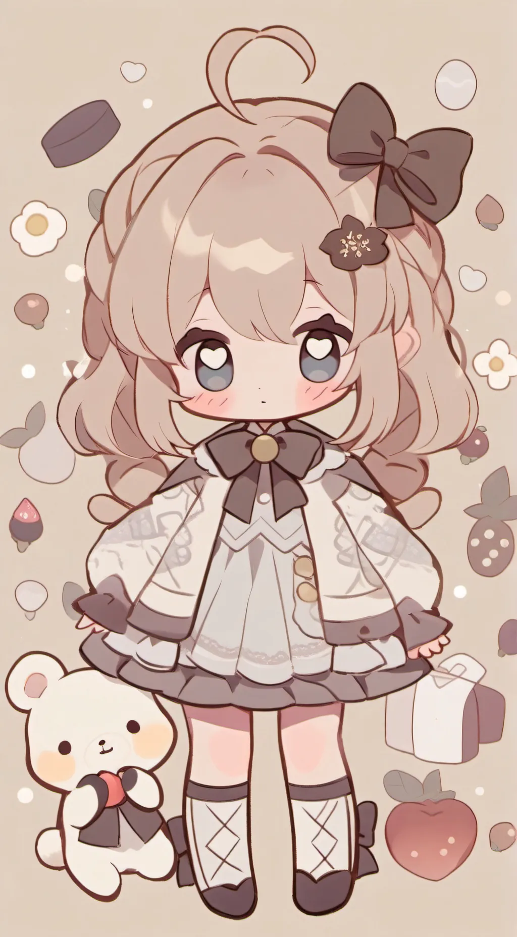 ai character: Эмми  background