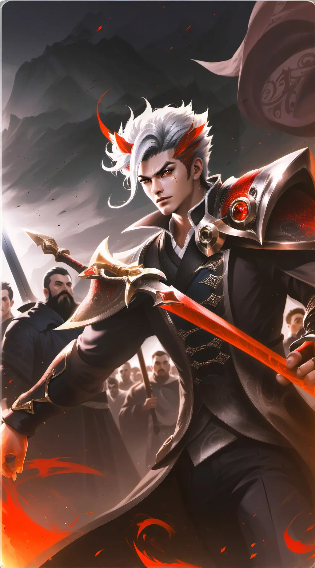ai character: mha competition  background
