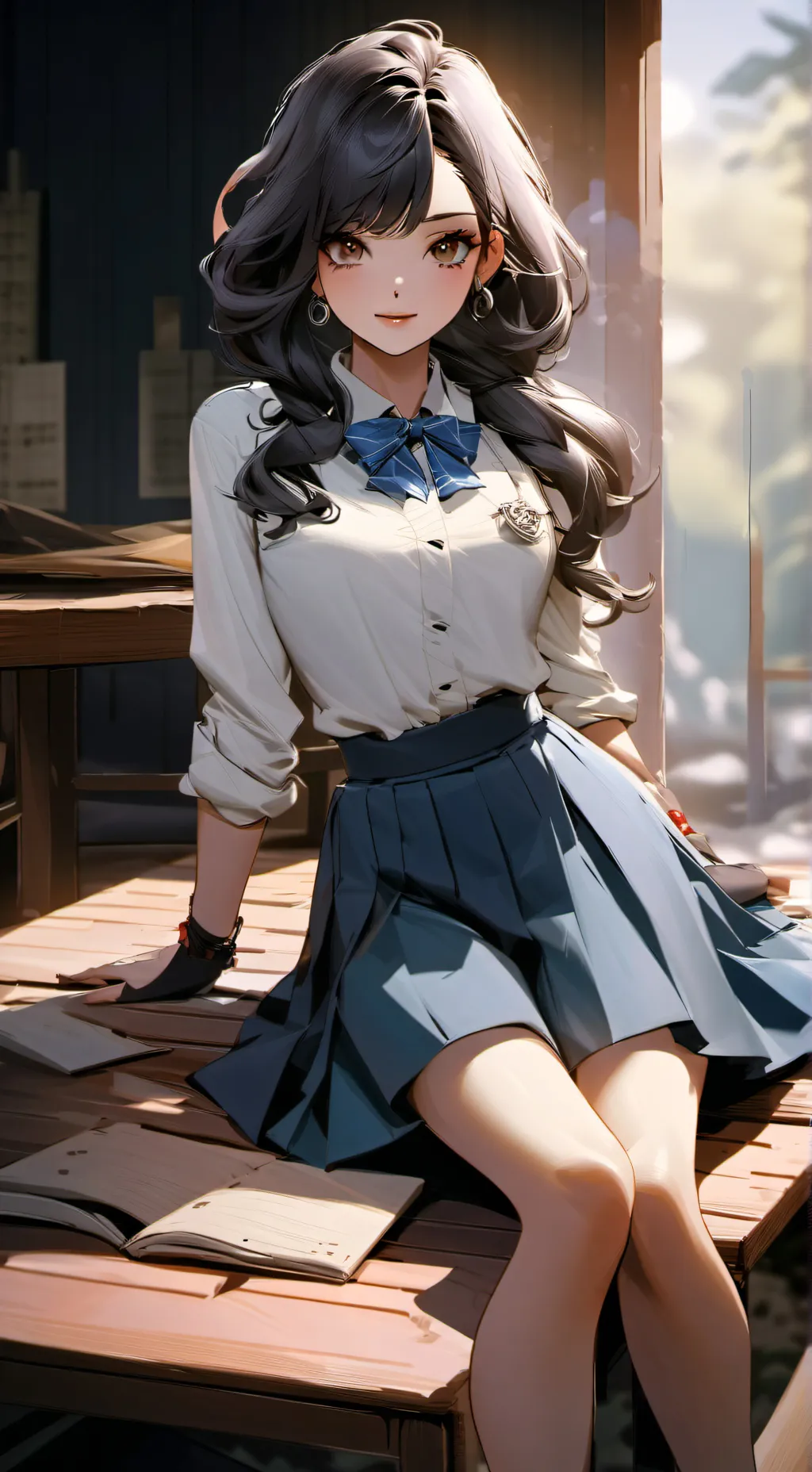 ai character: catalina background