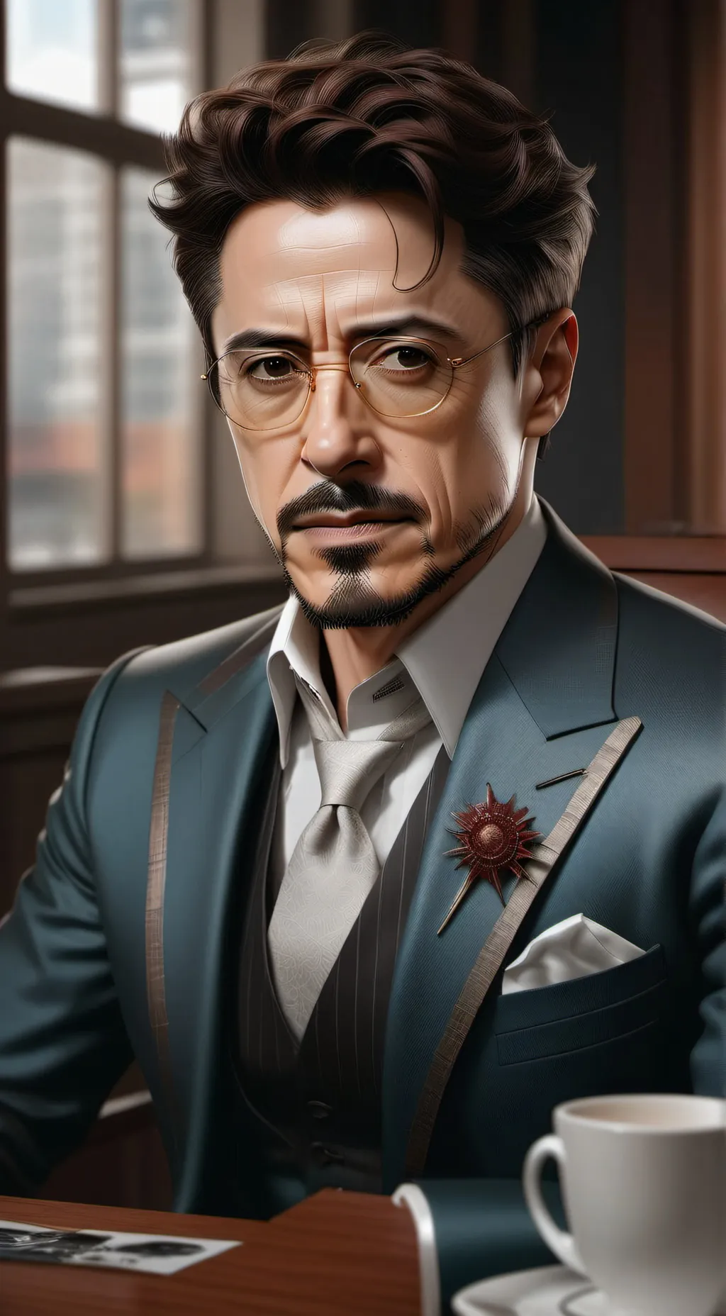 ai character: Tony stark background