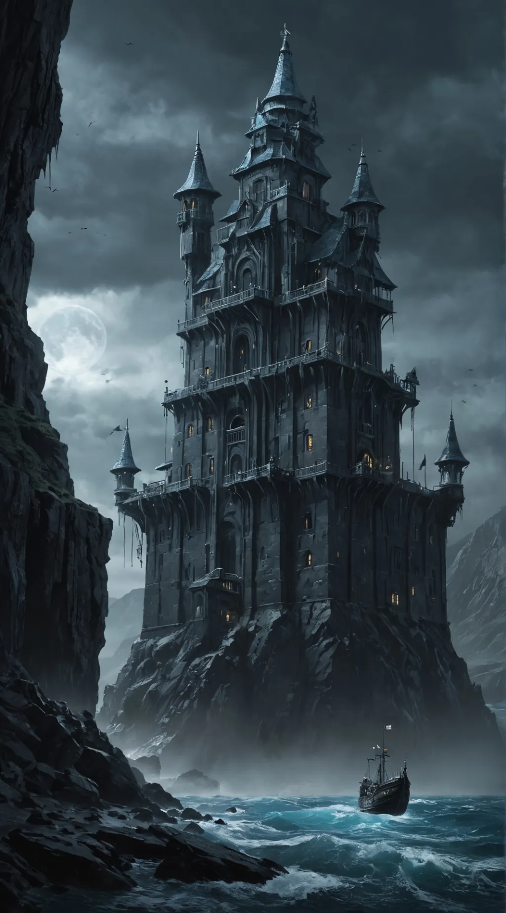 ai character: Sorceror prison background