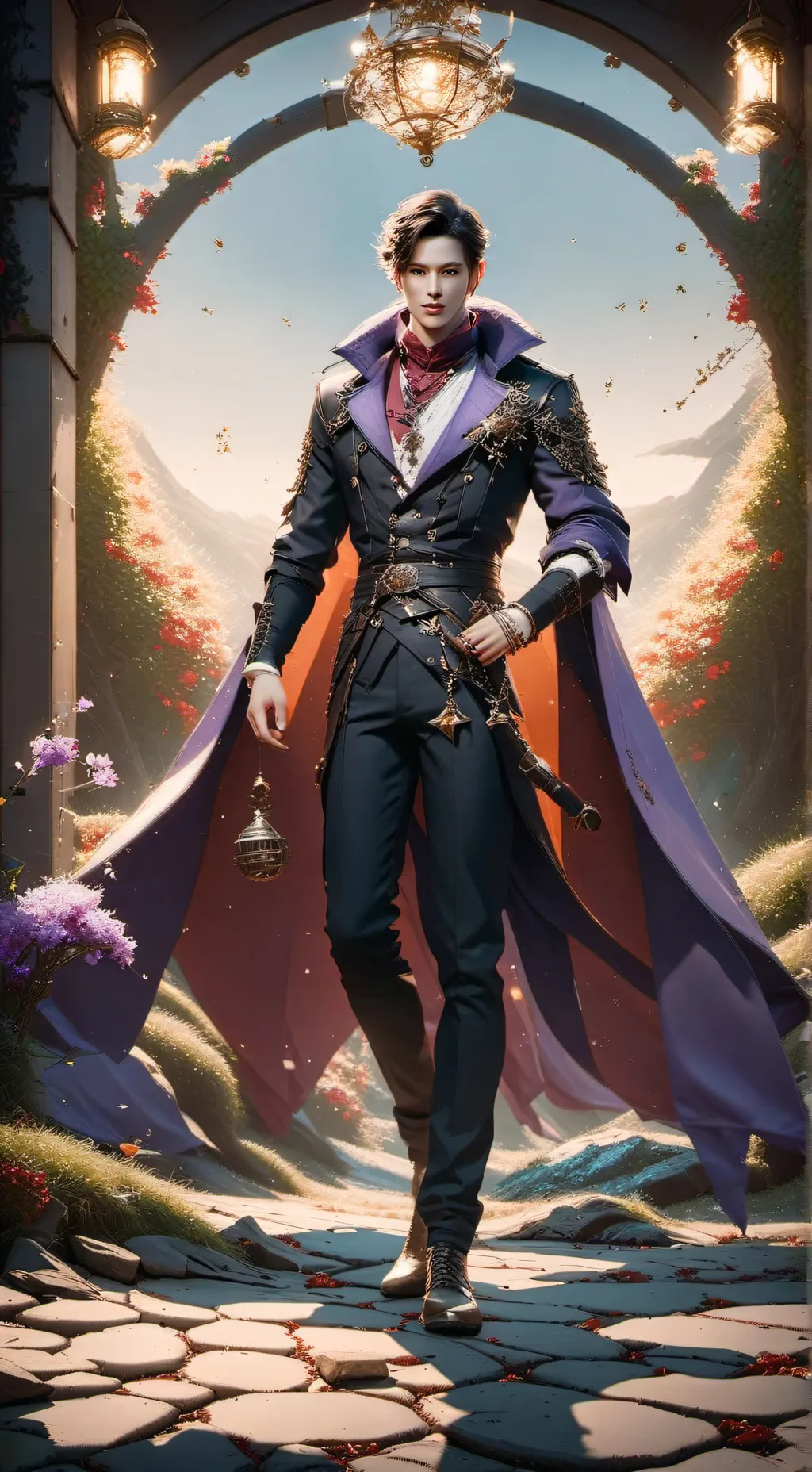 ai character: Kaito  background