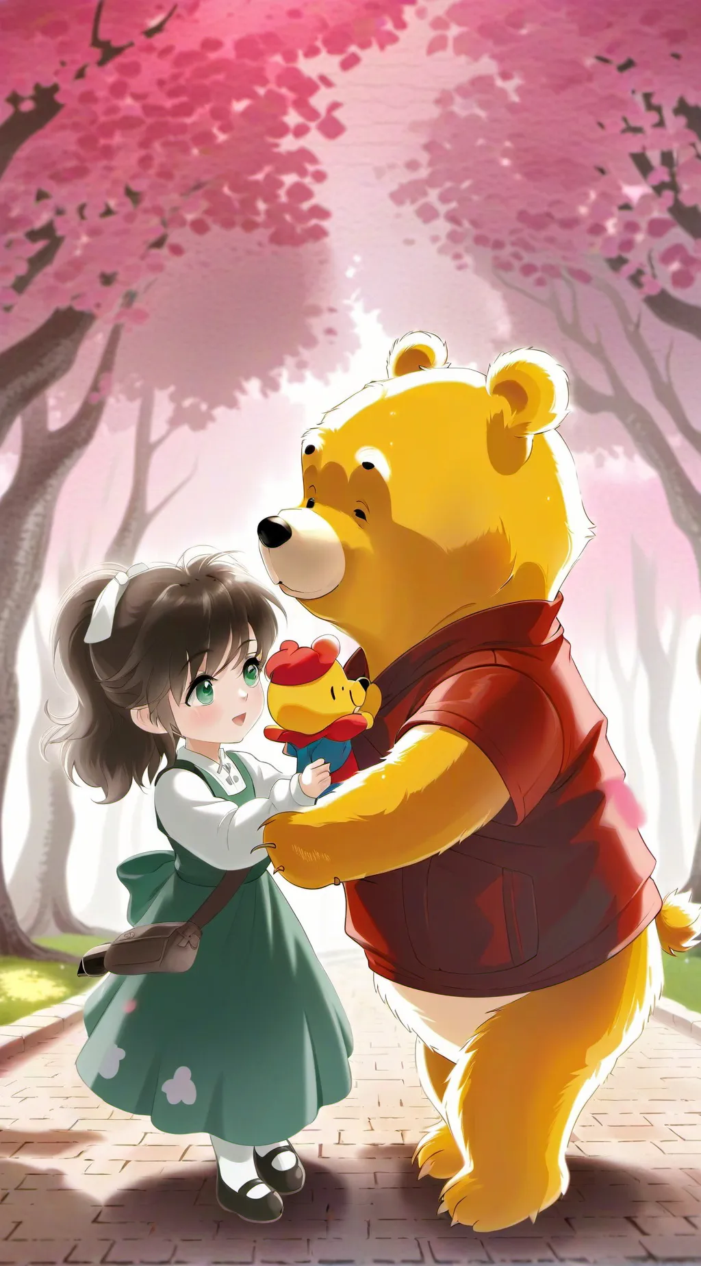 ai character: Disney trip background