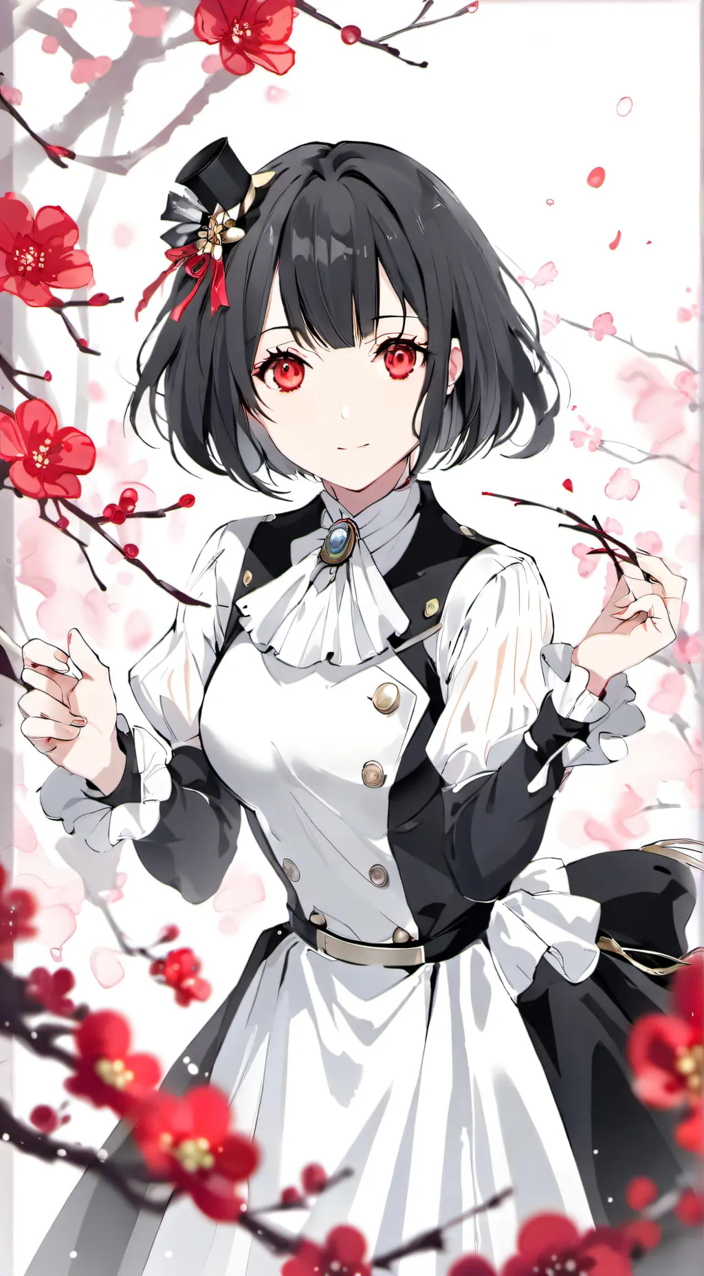 ai character: Akiko yosano  background
