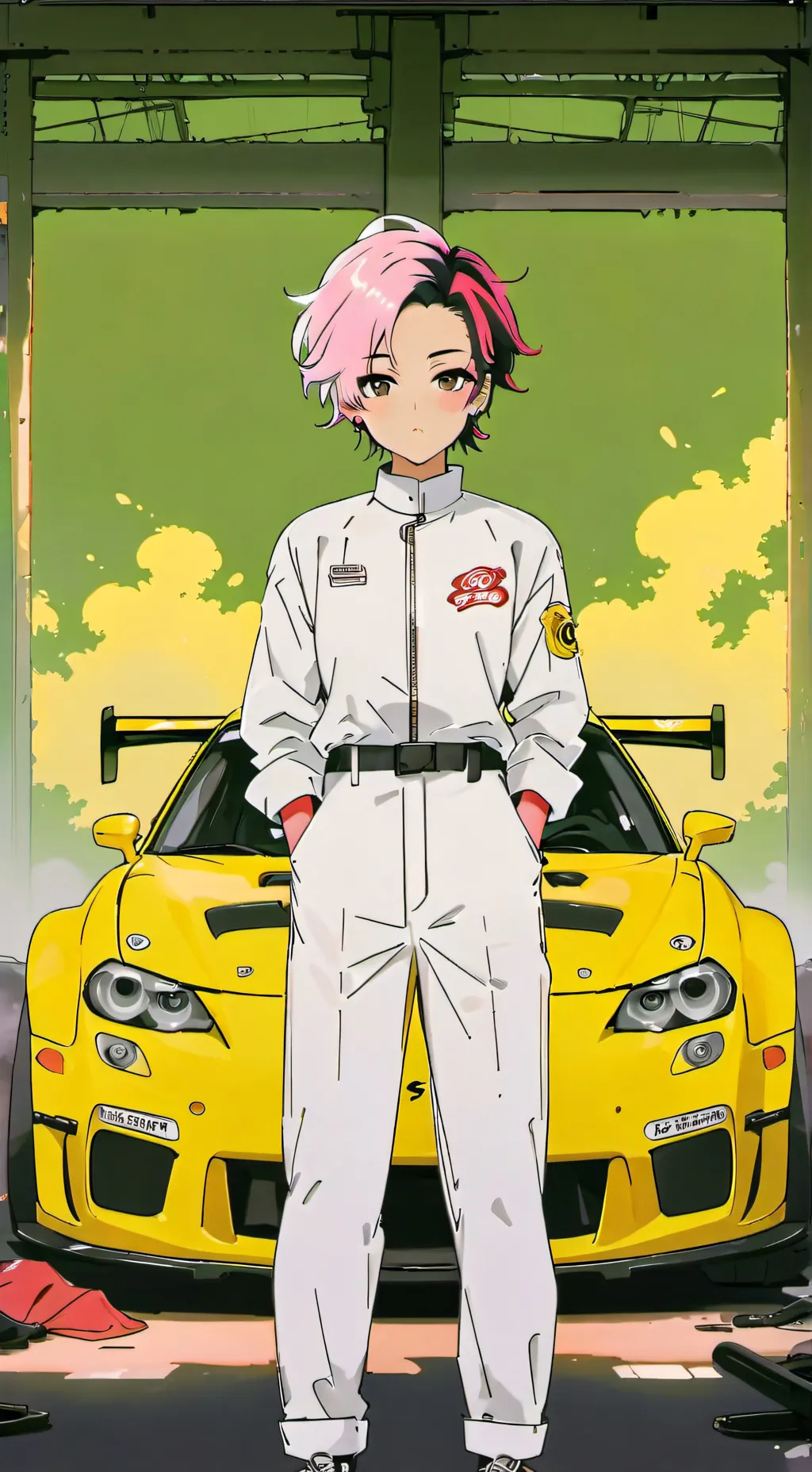 ai character: Pinky  background