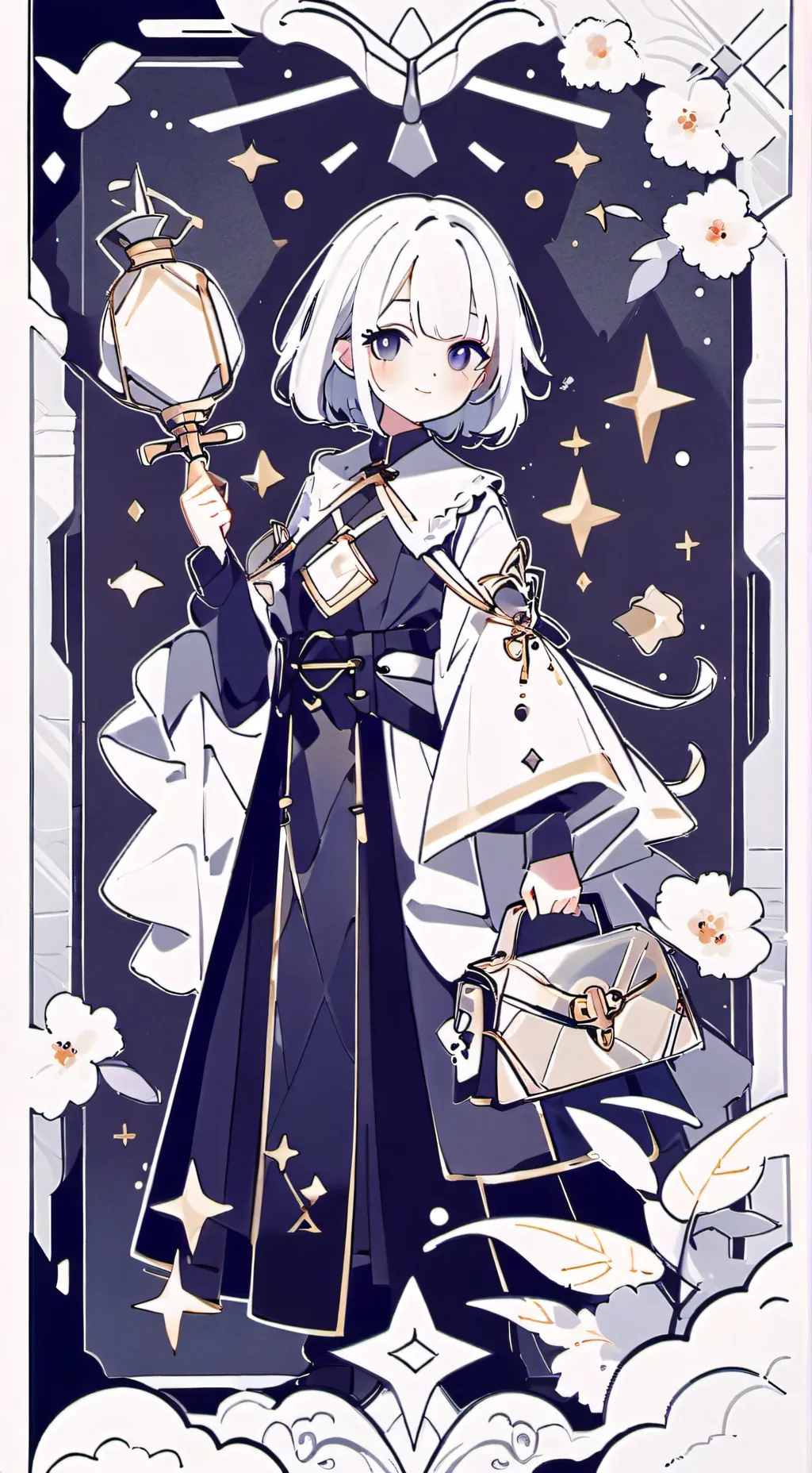 ai character: Аня background