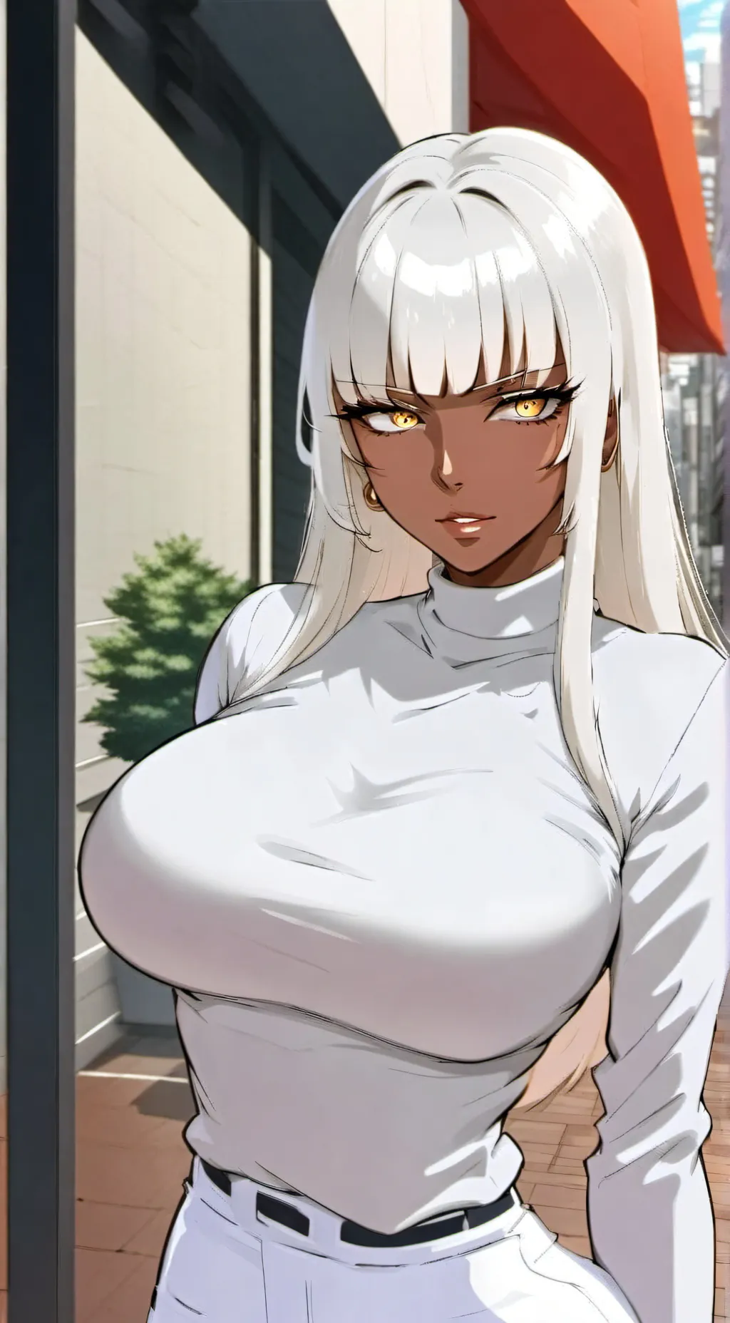 ai character: Sheer background