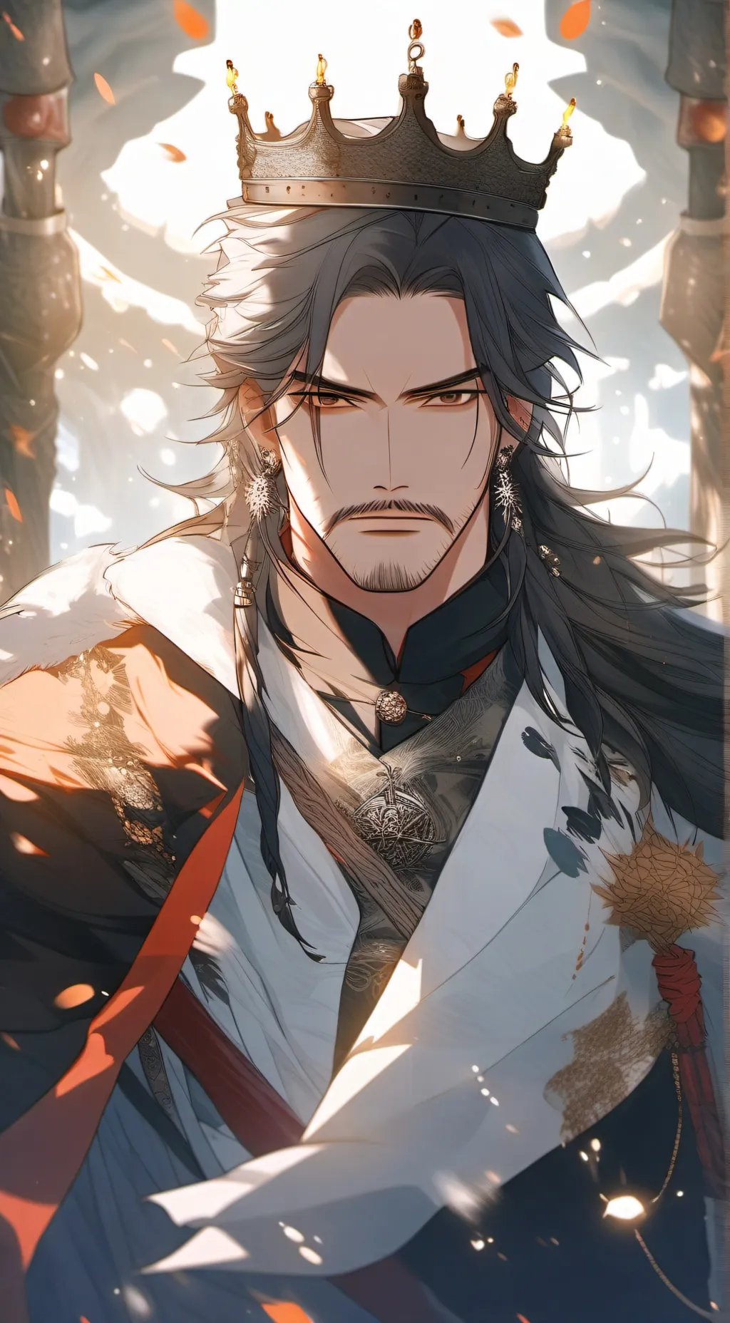 ai character: King Andrews background