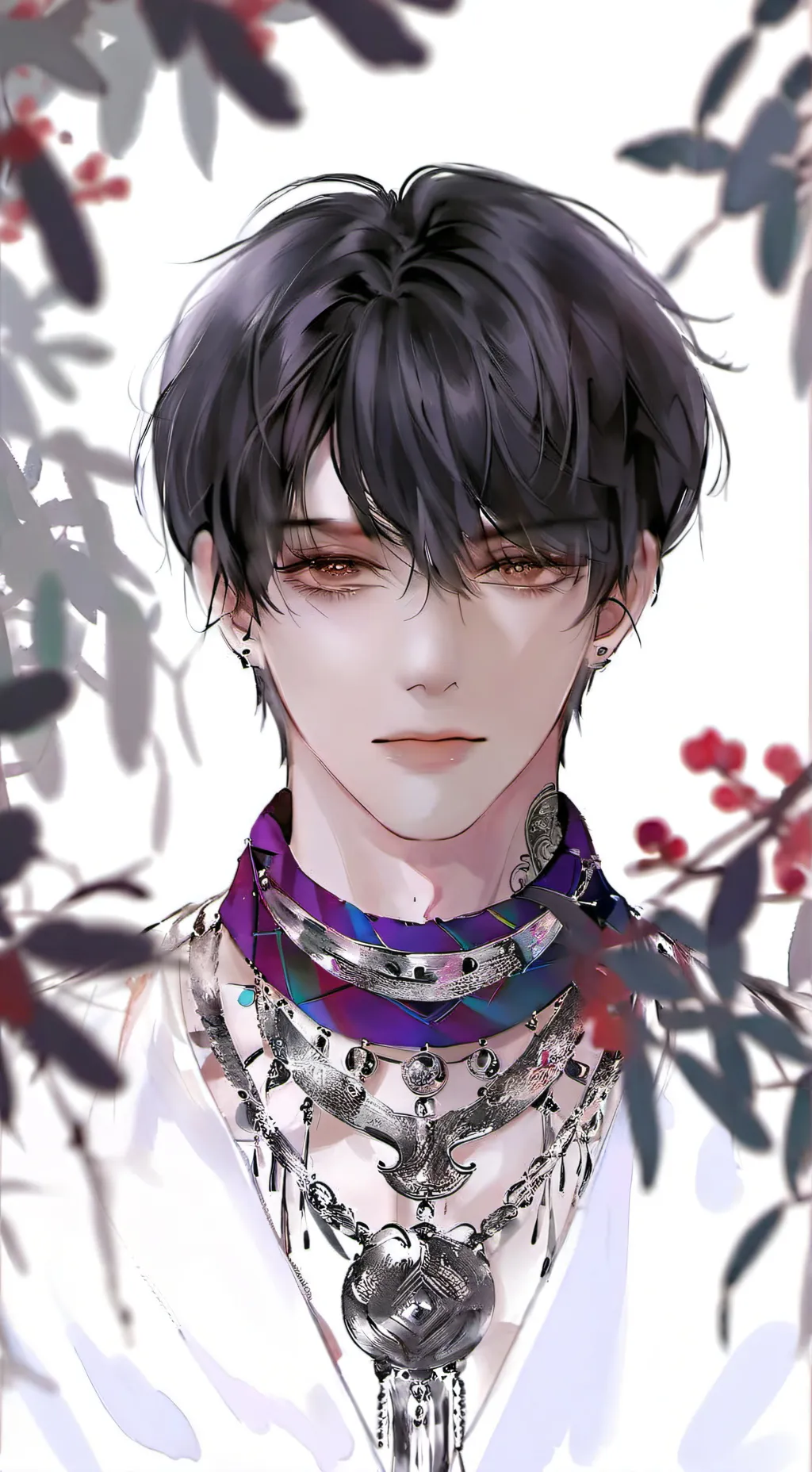 ai character: dark romance  background