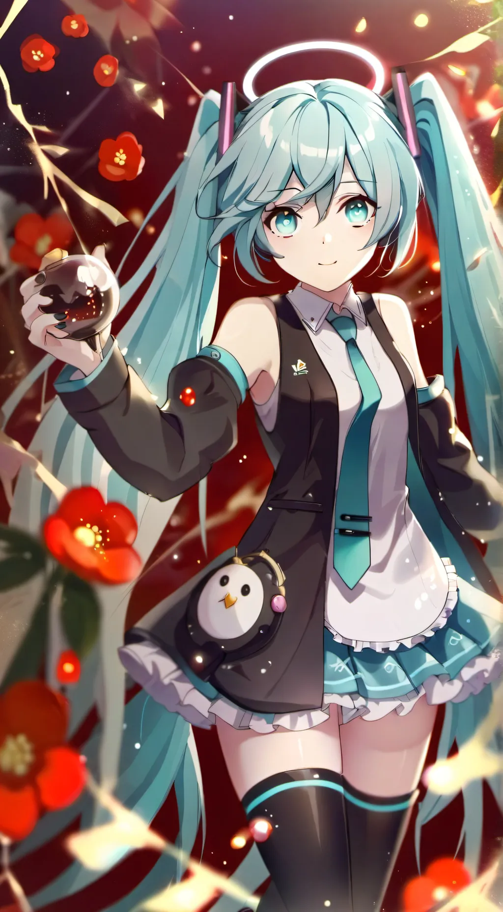 ai character: Hatsune Miku (2.0) background