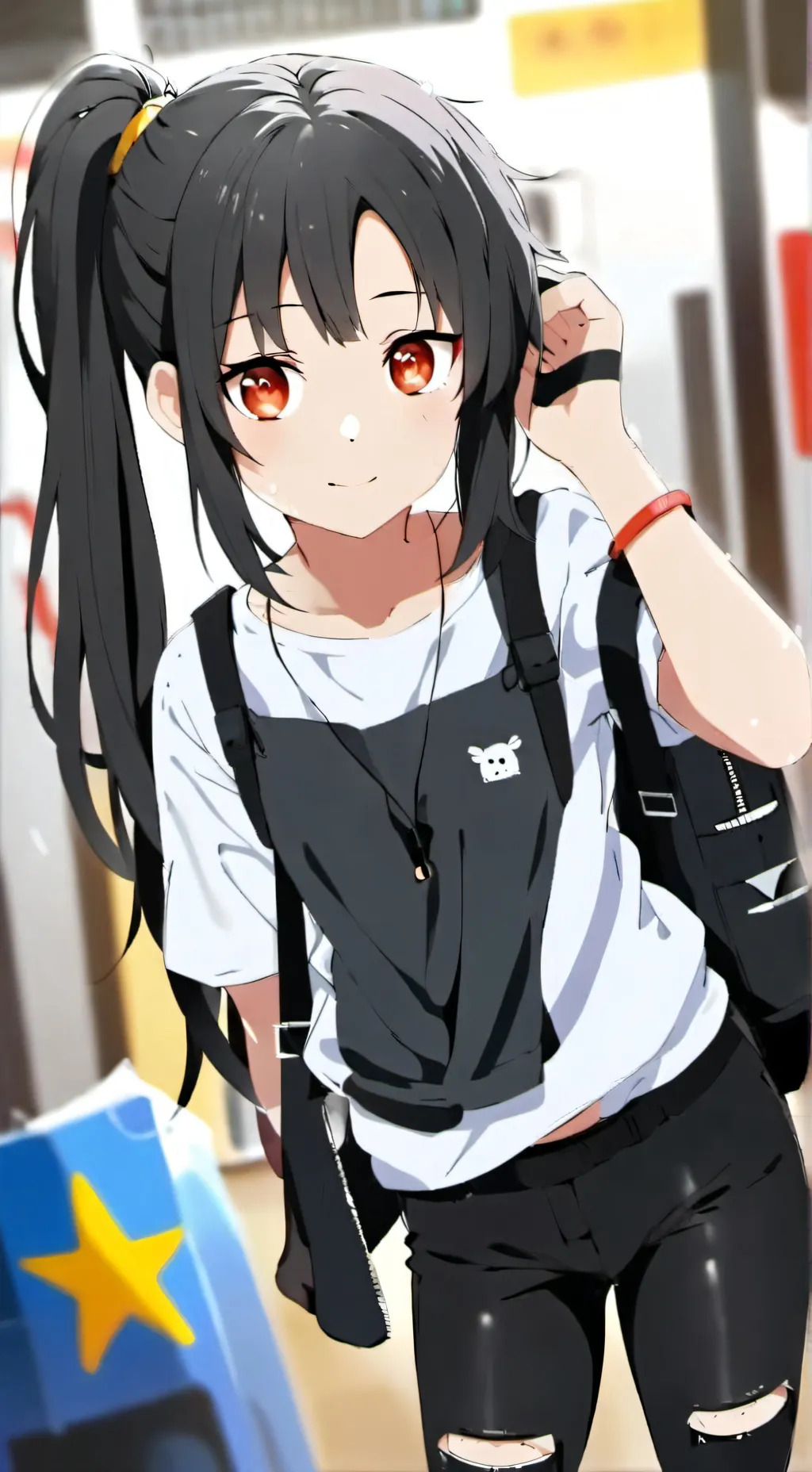 ai character: beatrice  background