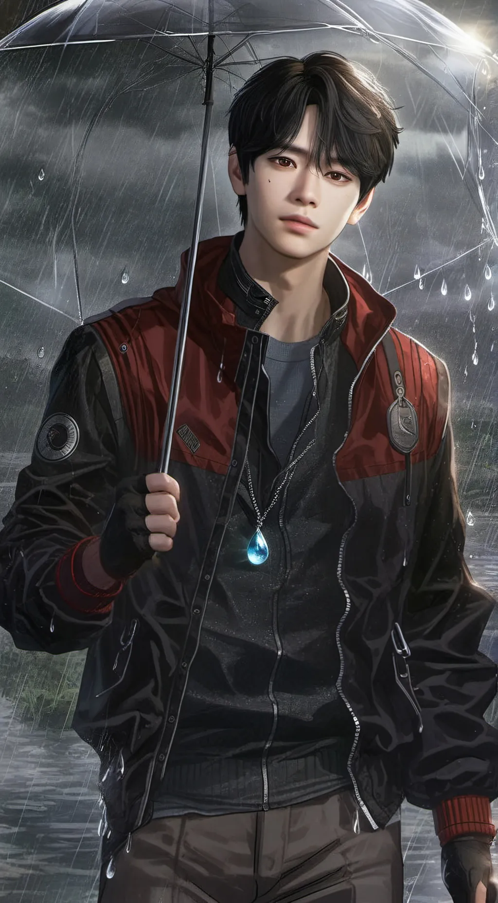 ai character: Zephyr Rain Delano background