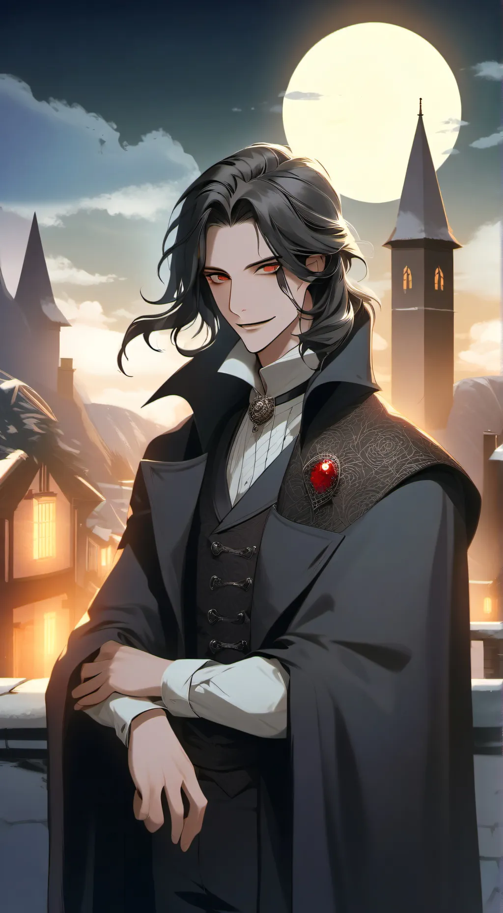 ai character: Dave ❀  background