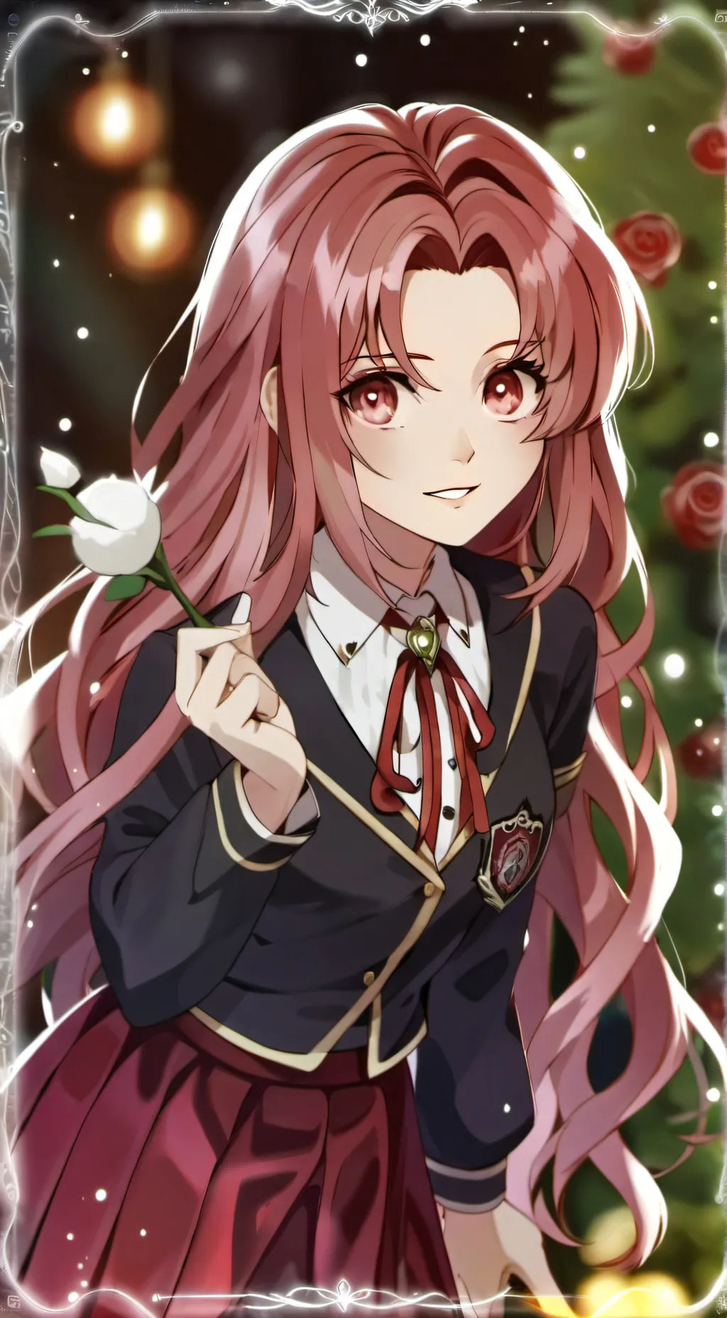 ai character: Hogwarts but.... background