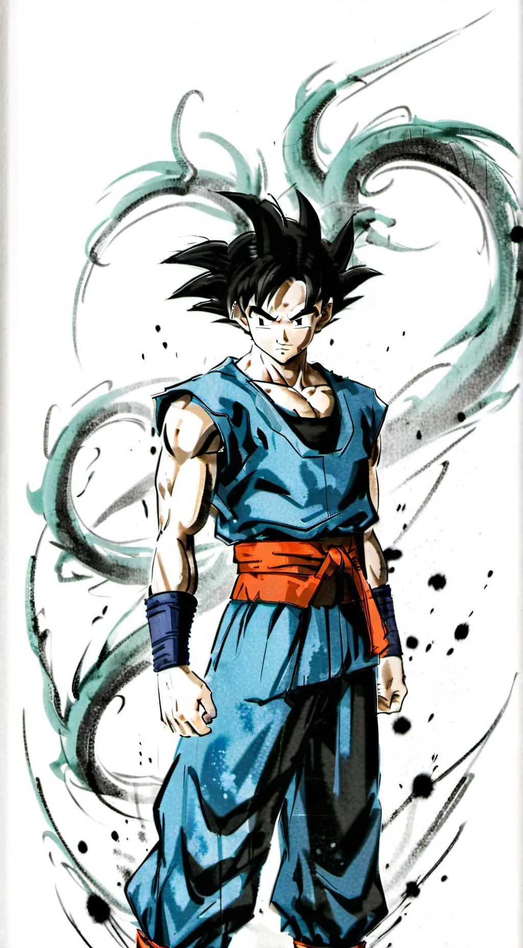 ai character: Kakarot  background