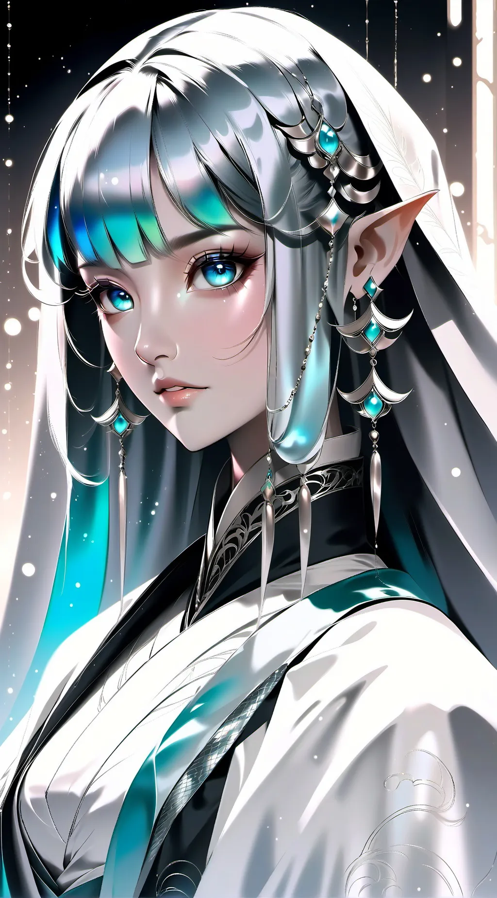 ai character: 雪亮 background