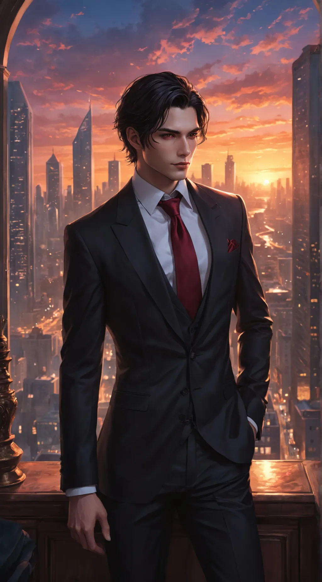 ai character: Lucien background