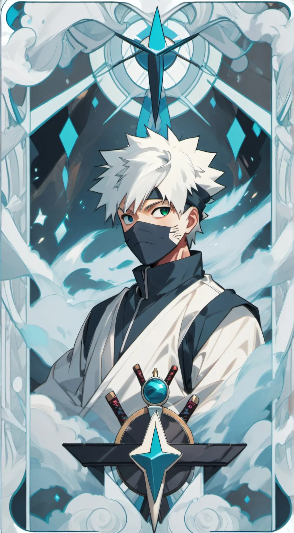 ai character: kakashi hataki background