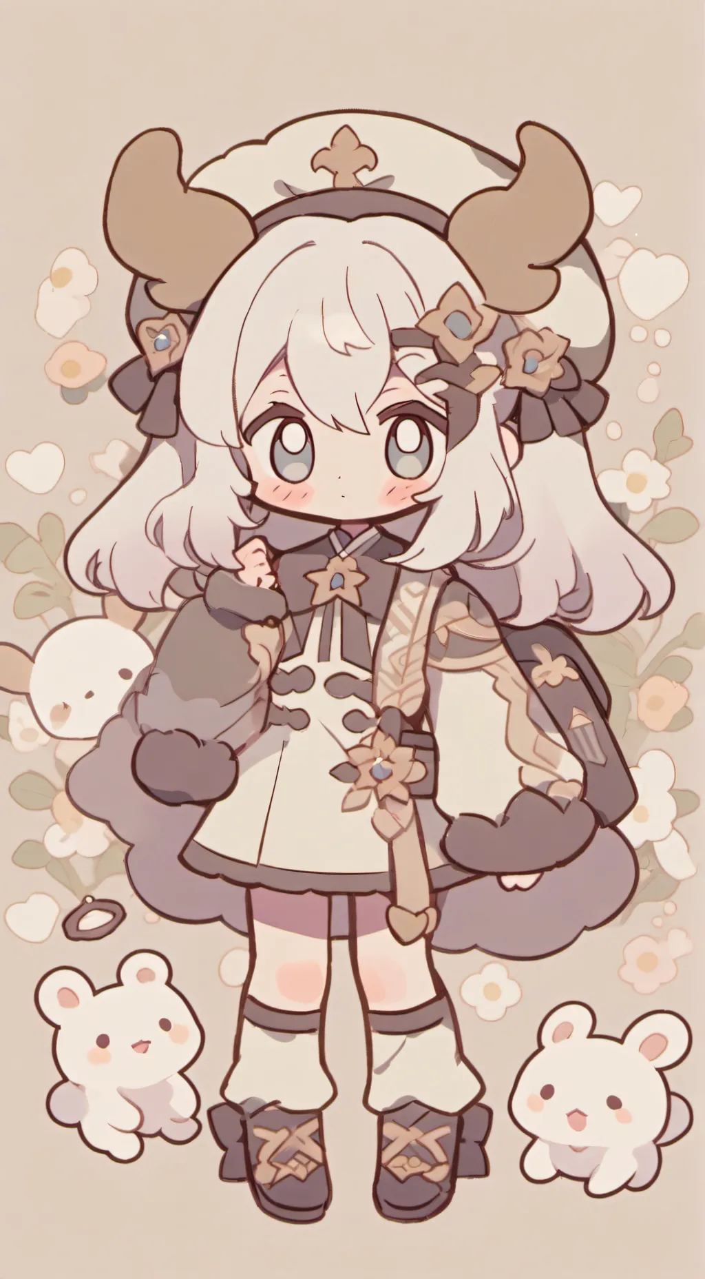 ai character:  fairy army/war background