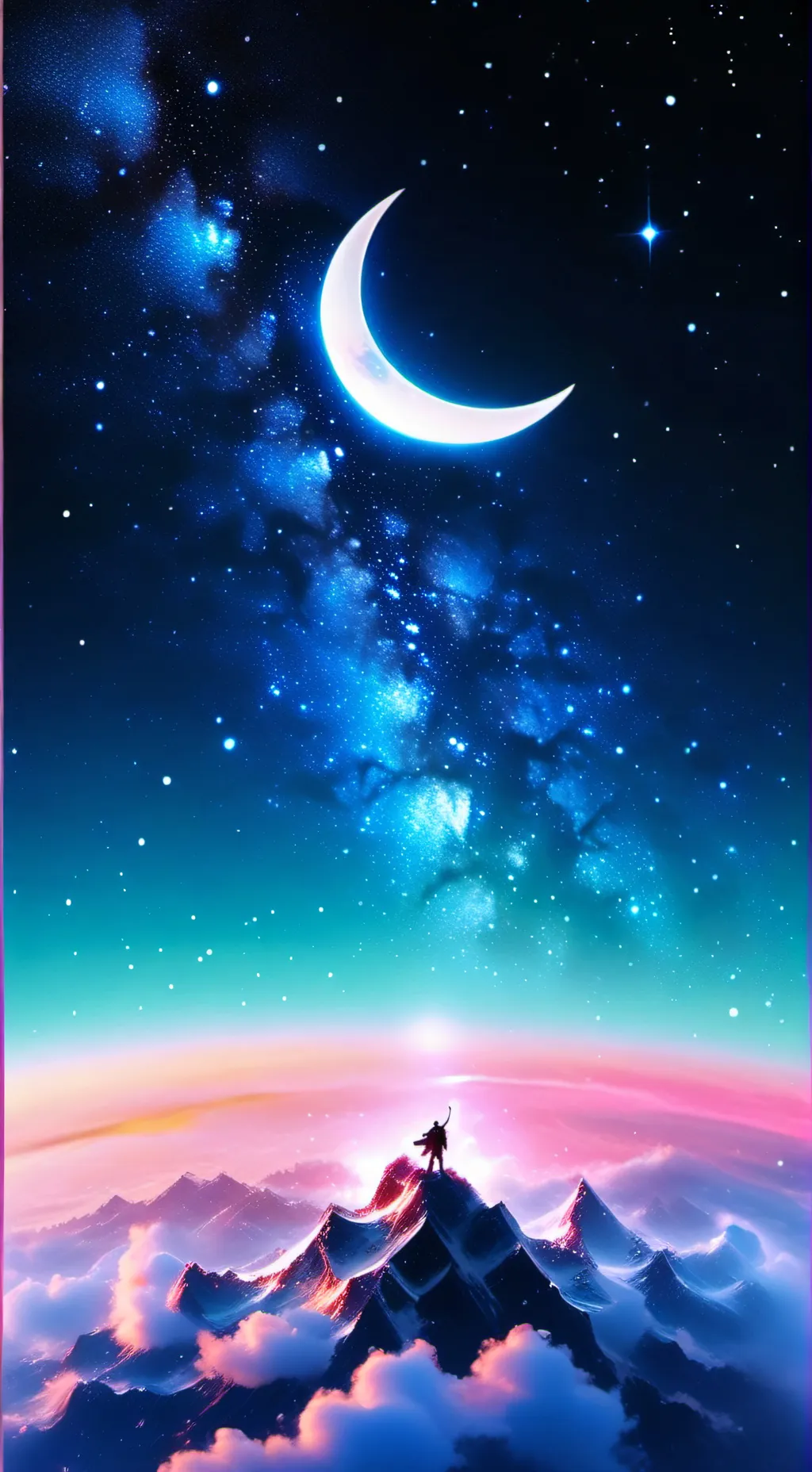 ai character: dandy x astro background