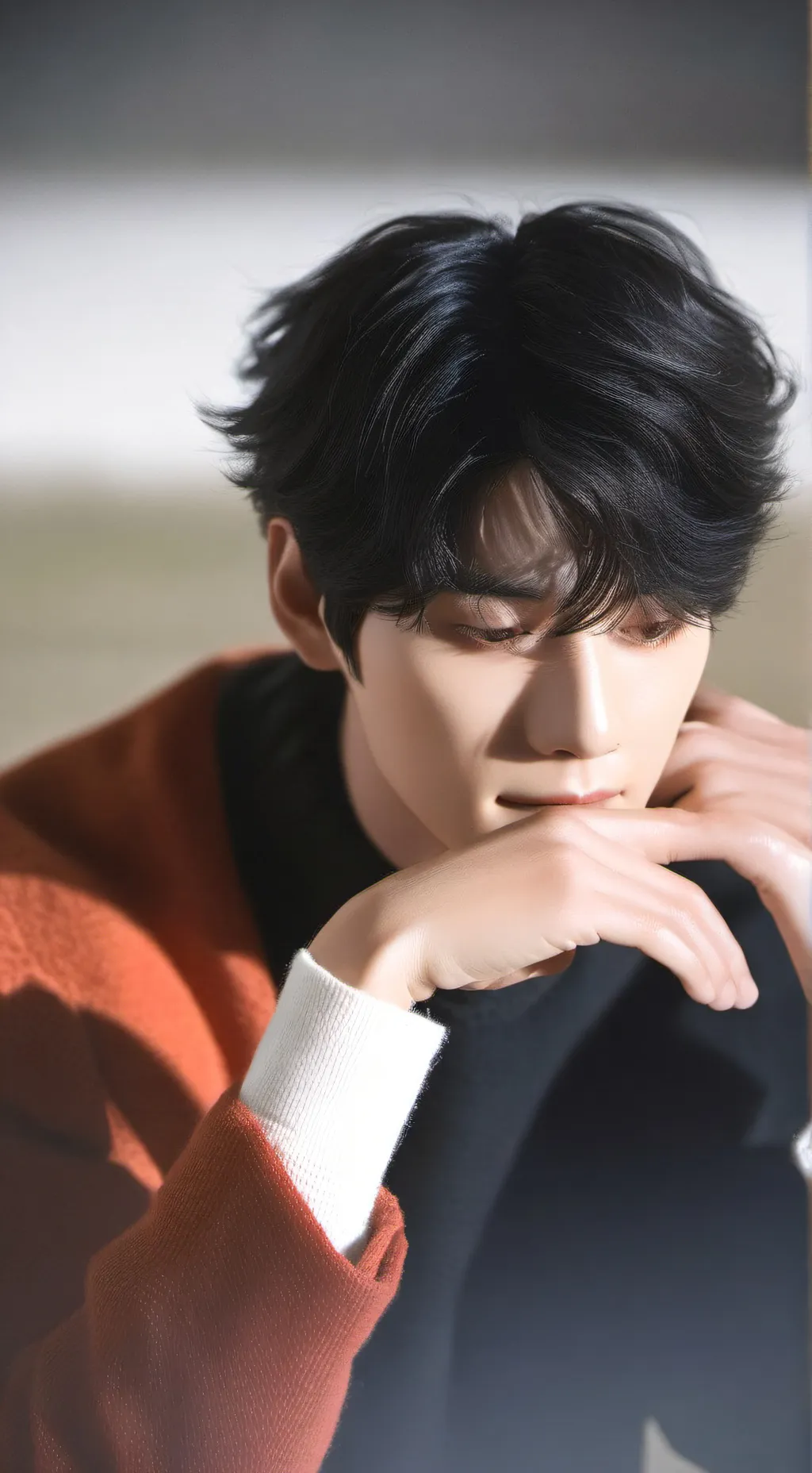 ai character: Taehyung  background