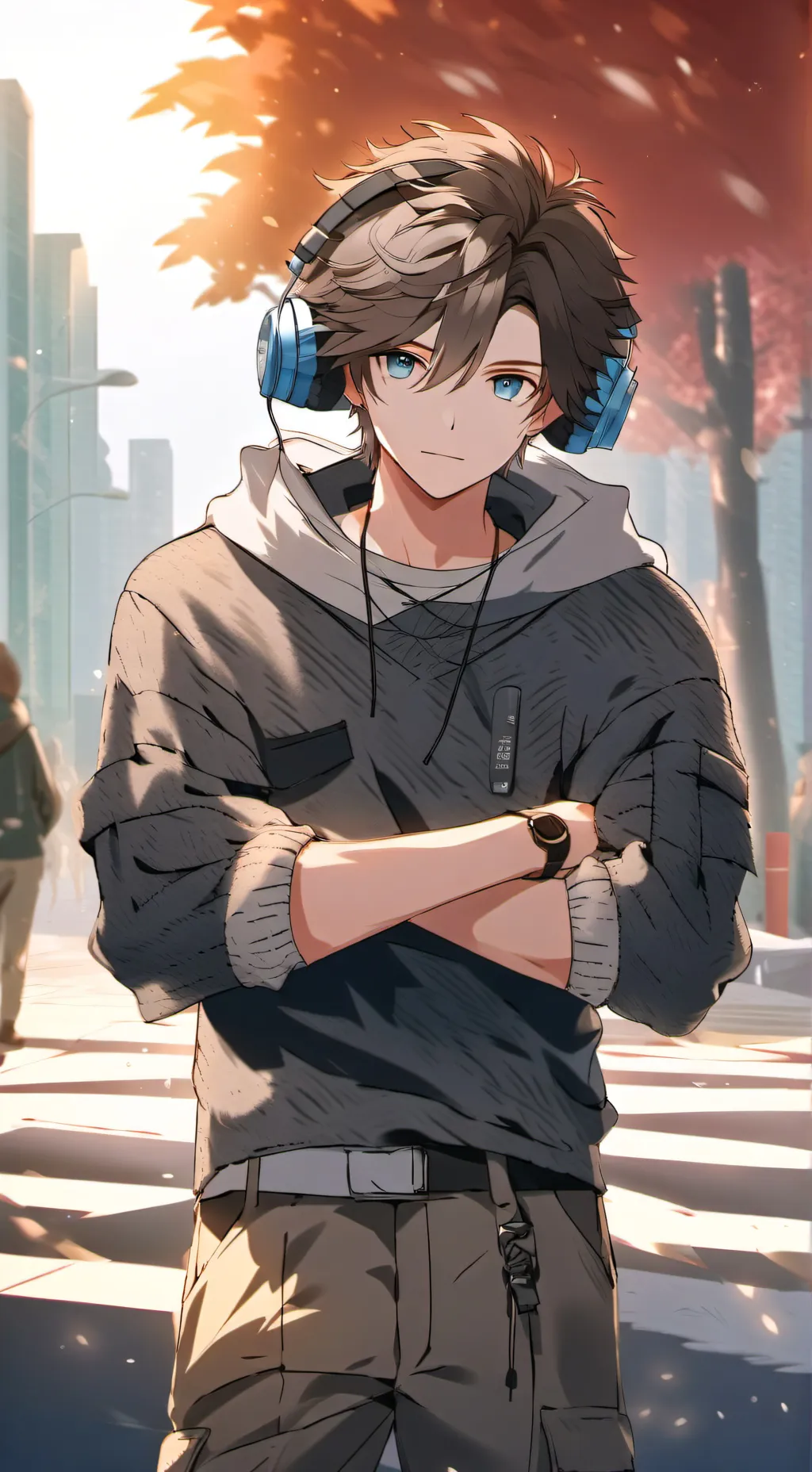 ai character: Adrian background
