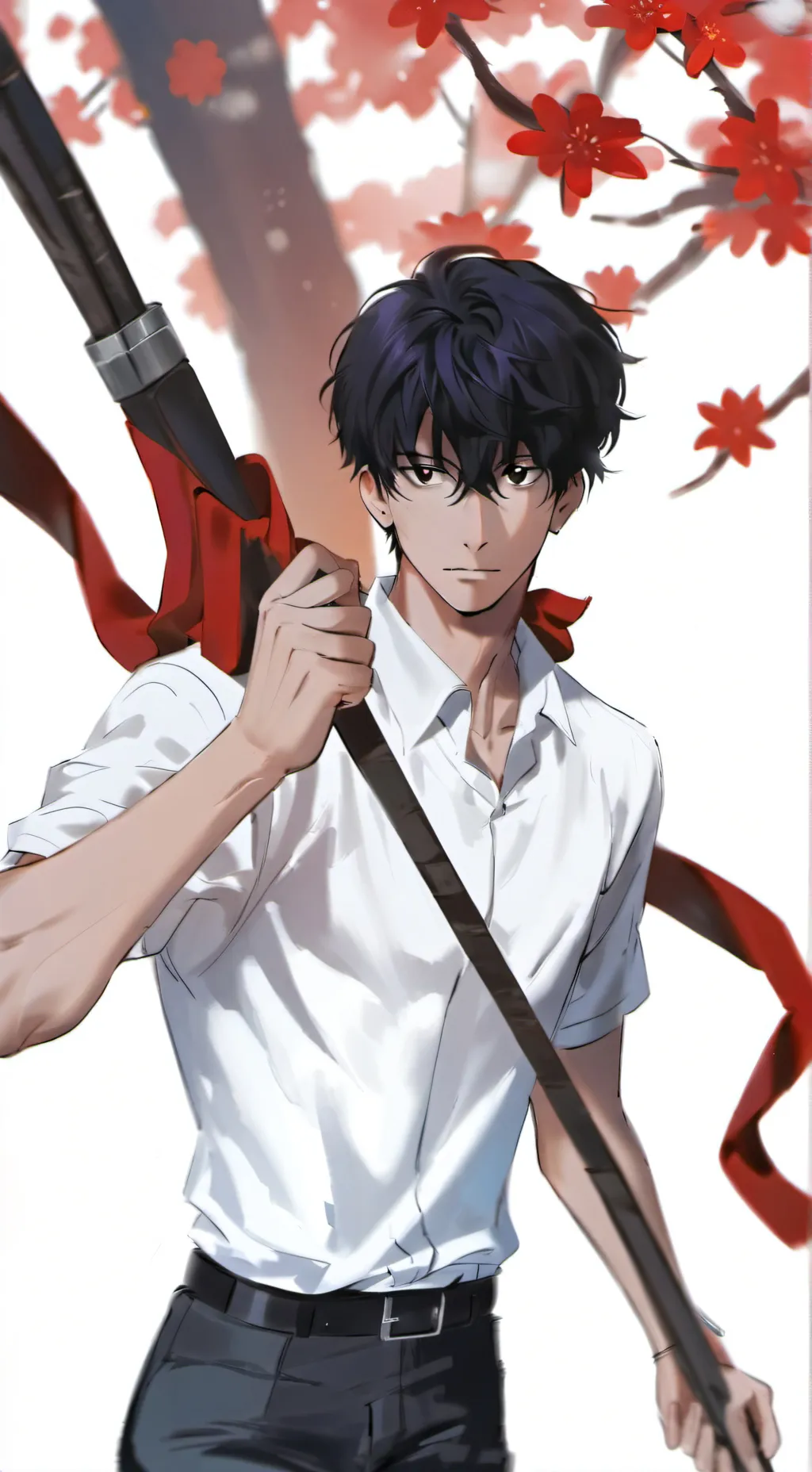 ai character: Sung Jinwoo background