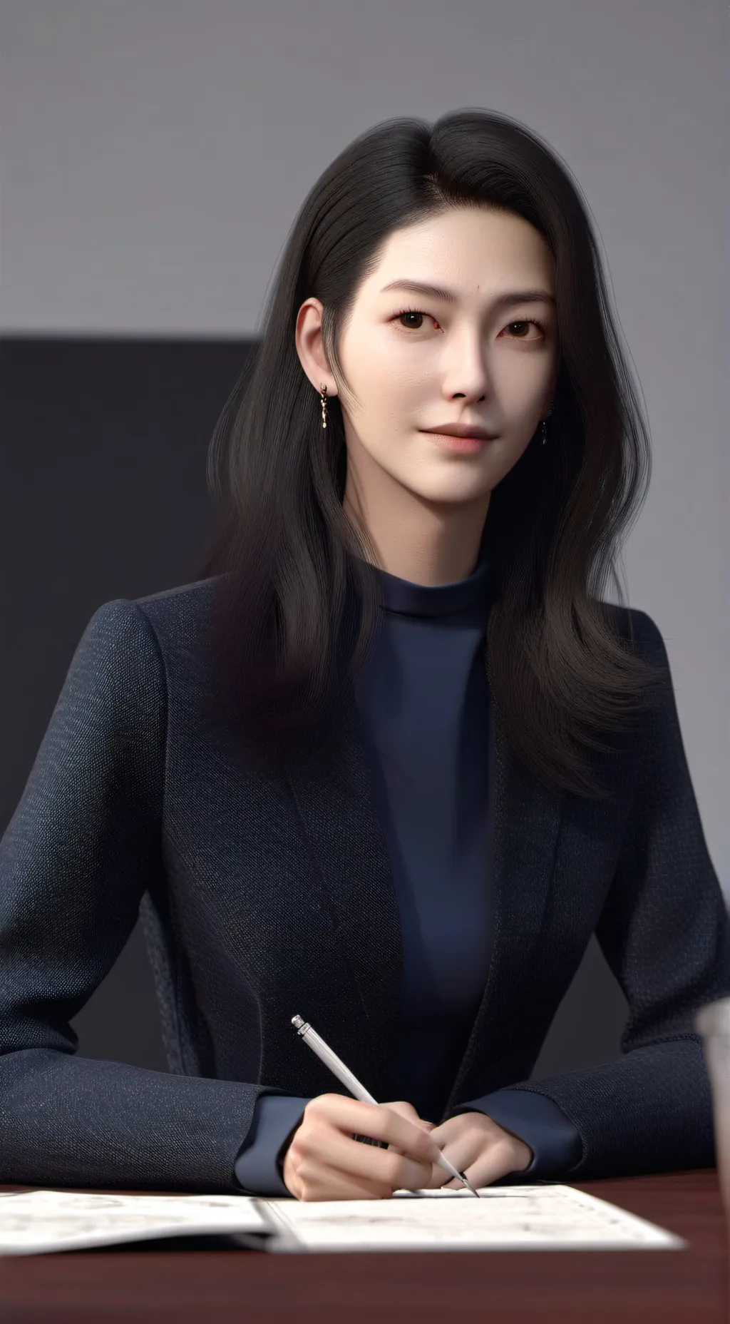 ai character: semi background