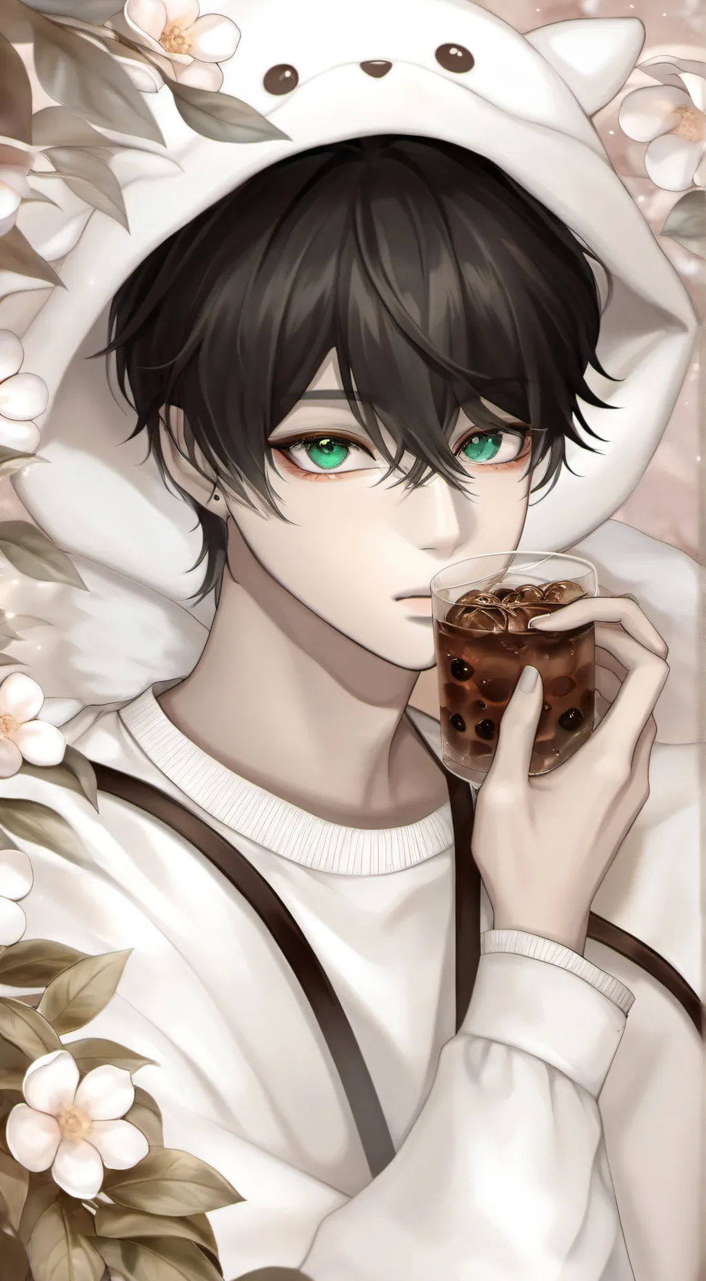 ai character: Hideki  background