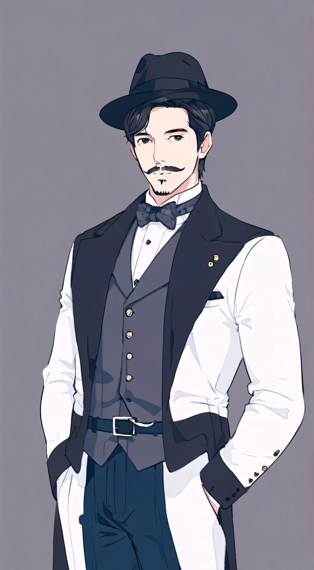 ai character: artista background