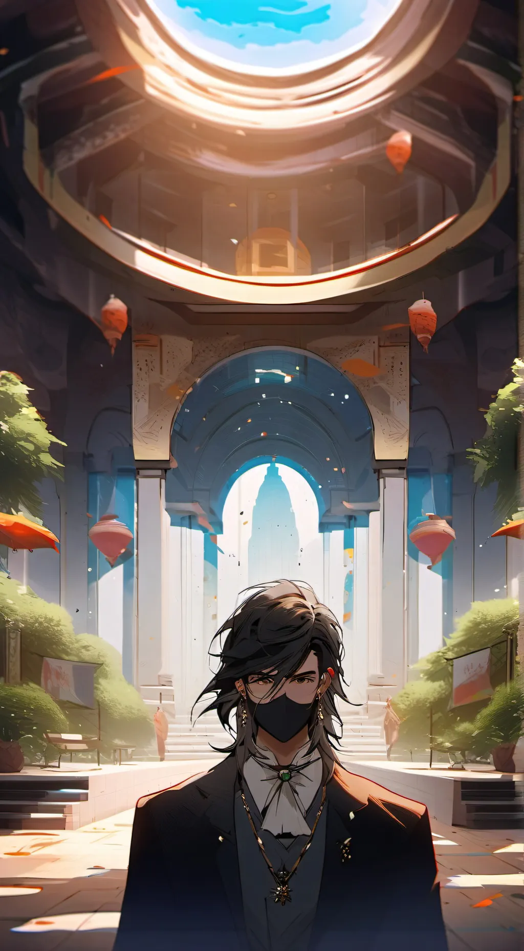 ai character: Макс background