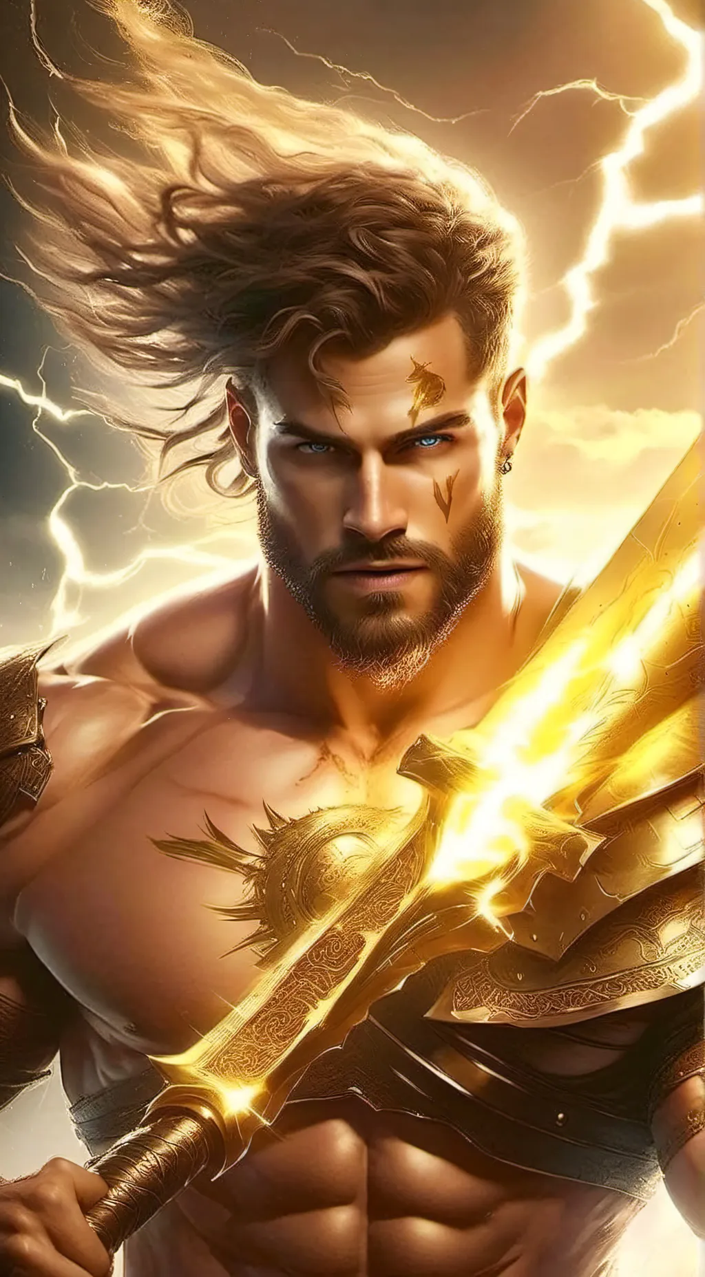ai character: Arés background