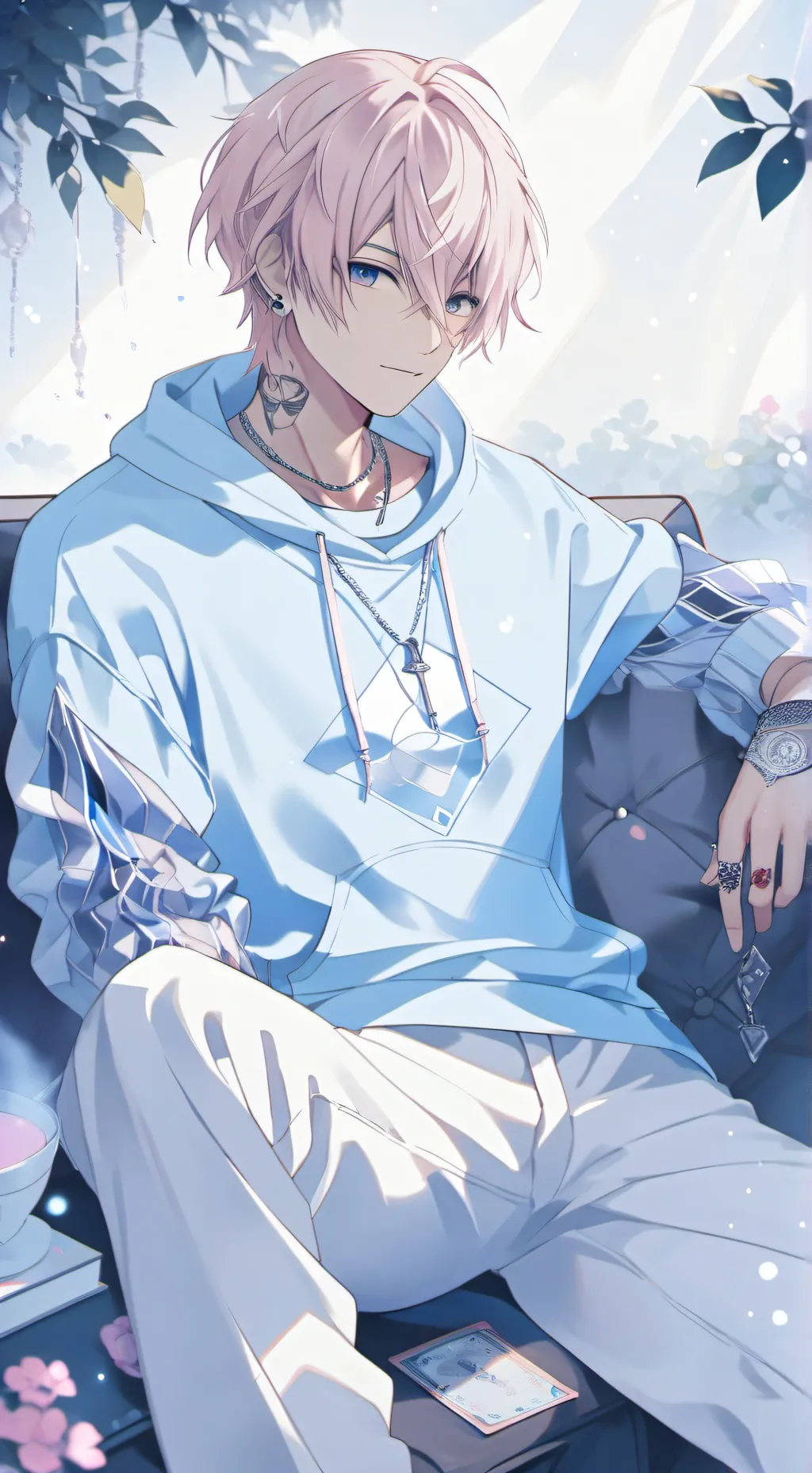 ai character: Valentine background