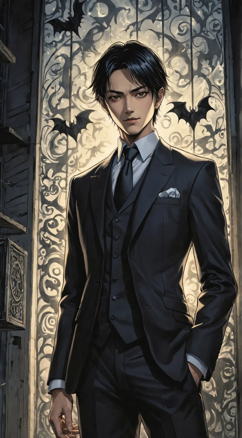 ai character: Lucien background