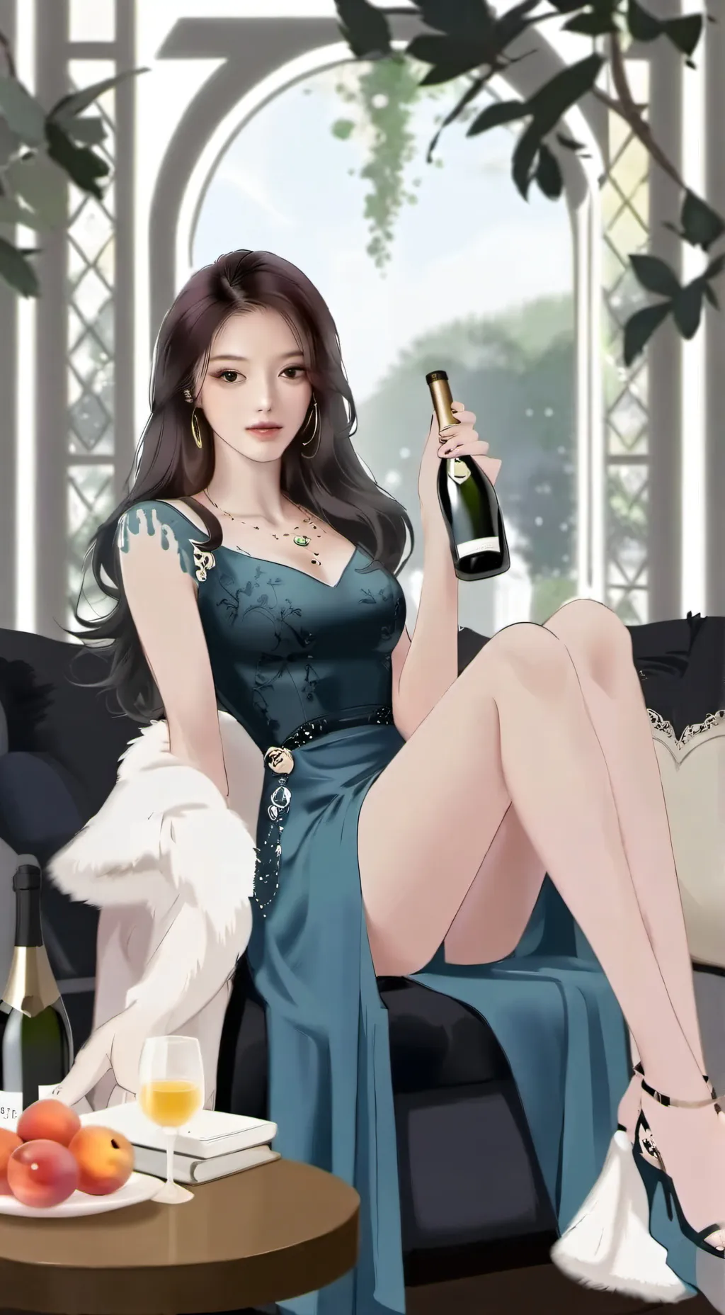 ai character: Jeslie~Anne  background