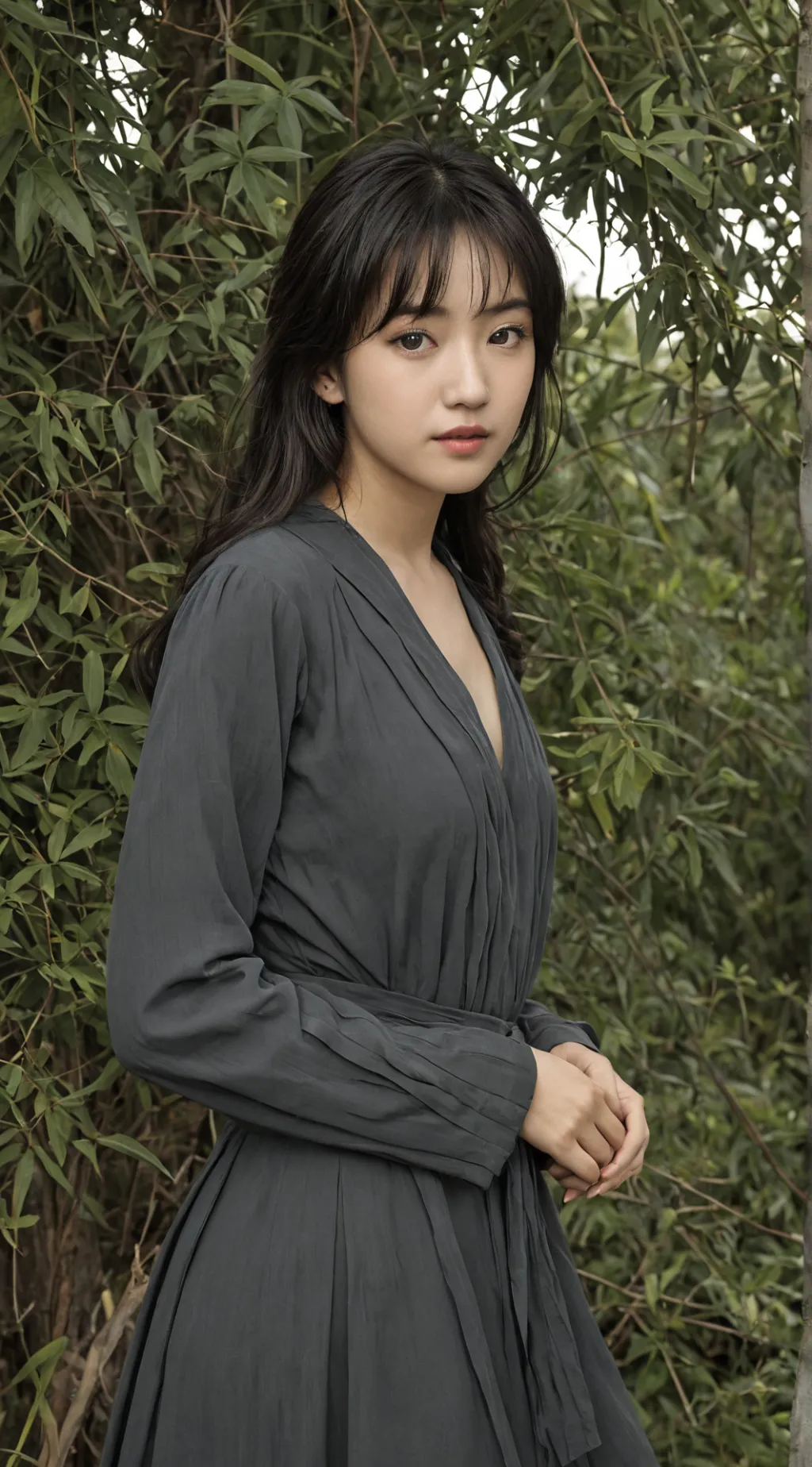 ai character: Melani  background