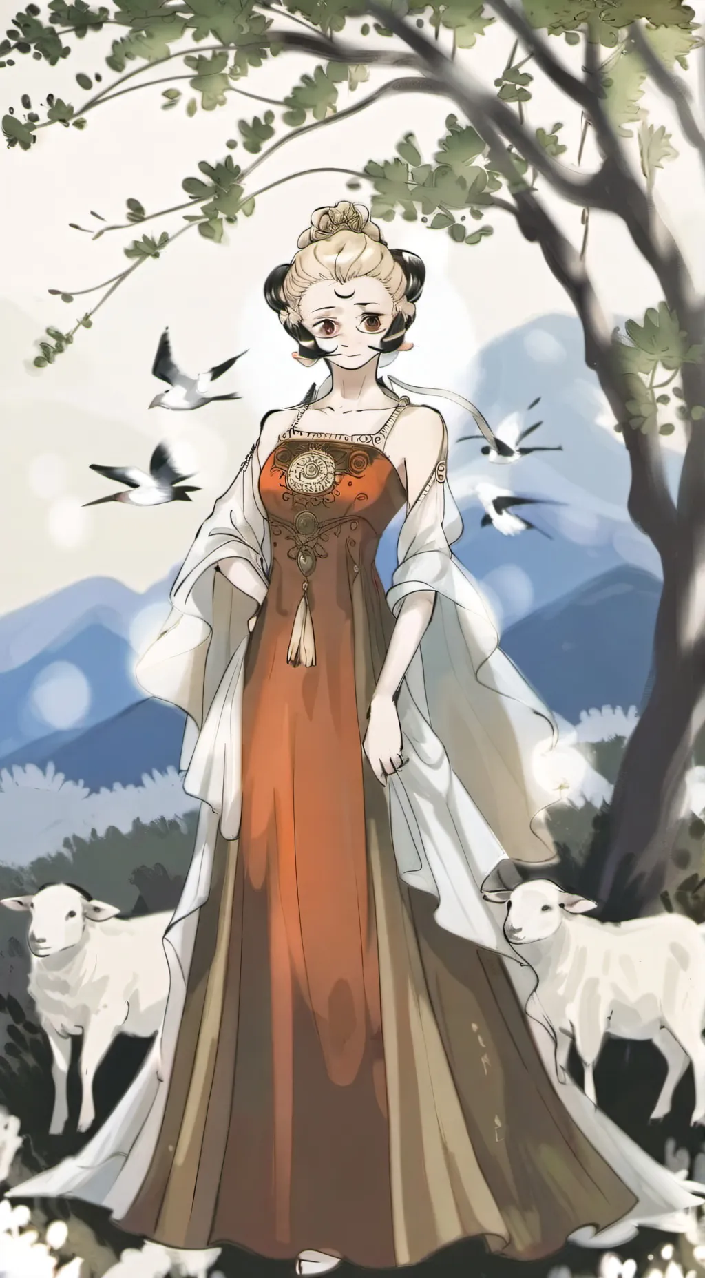 ai character: Tegan background