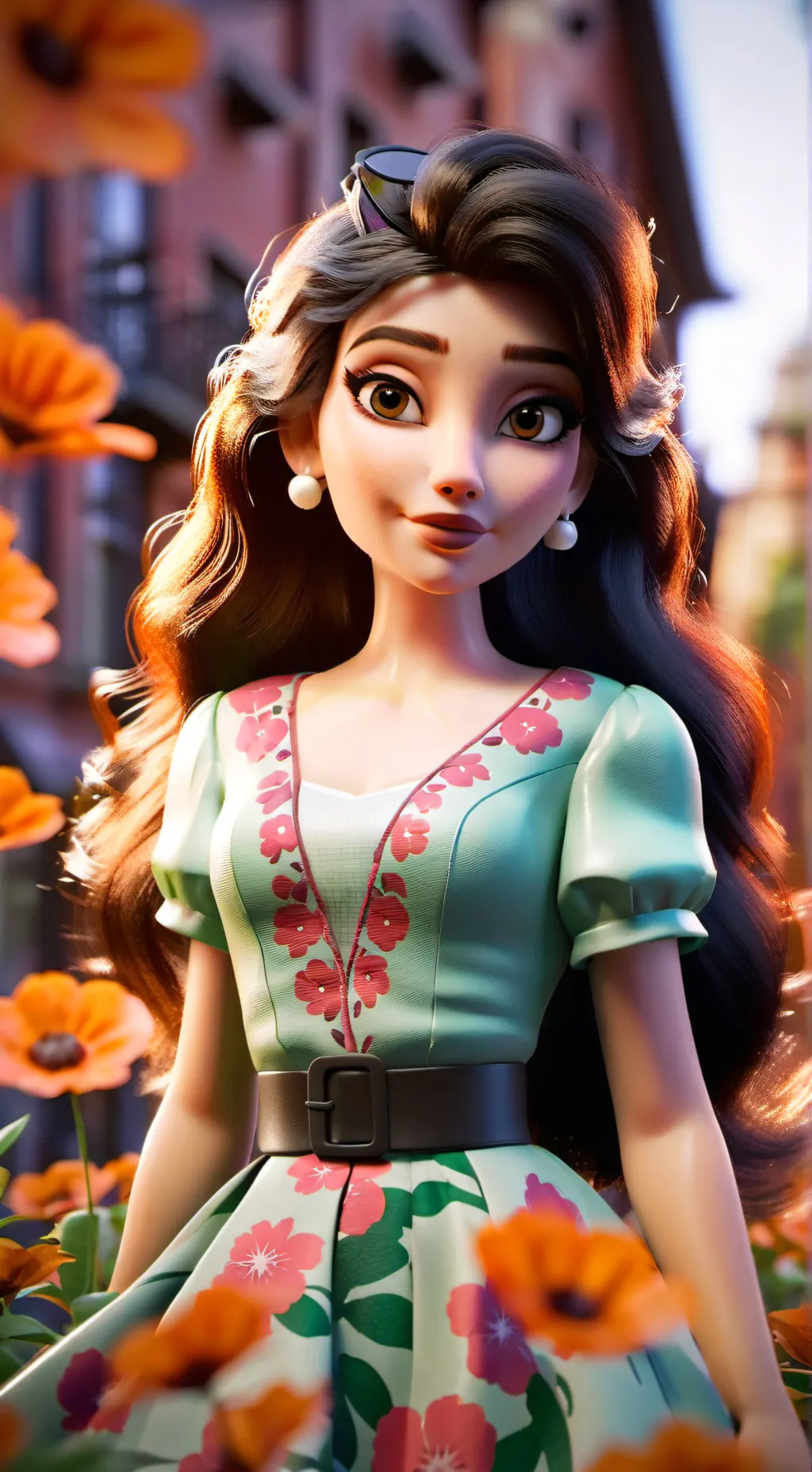 ai character: Sophia Pierce  background